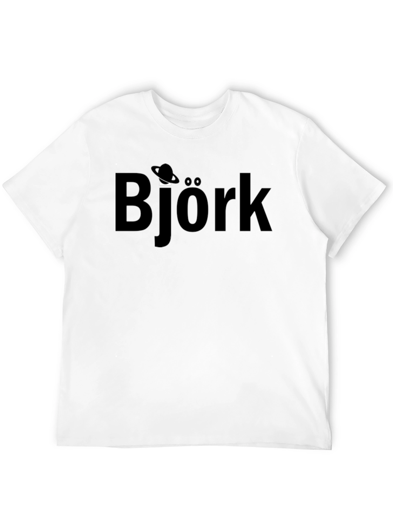 Bjork Graphic T-Shirt - Black Cotton Blend