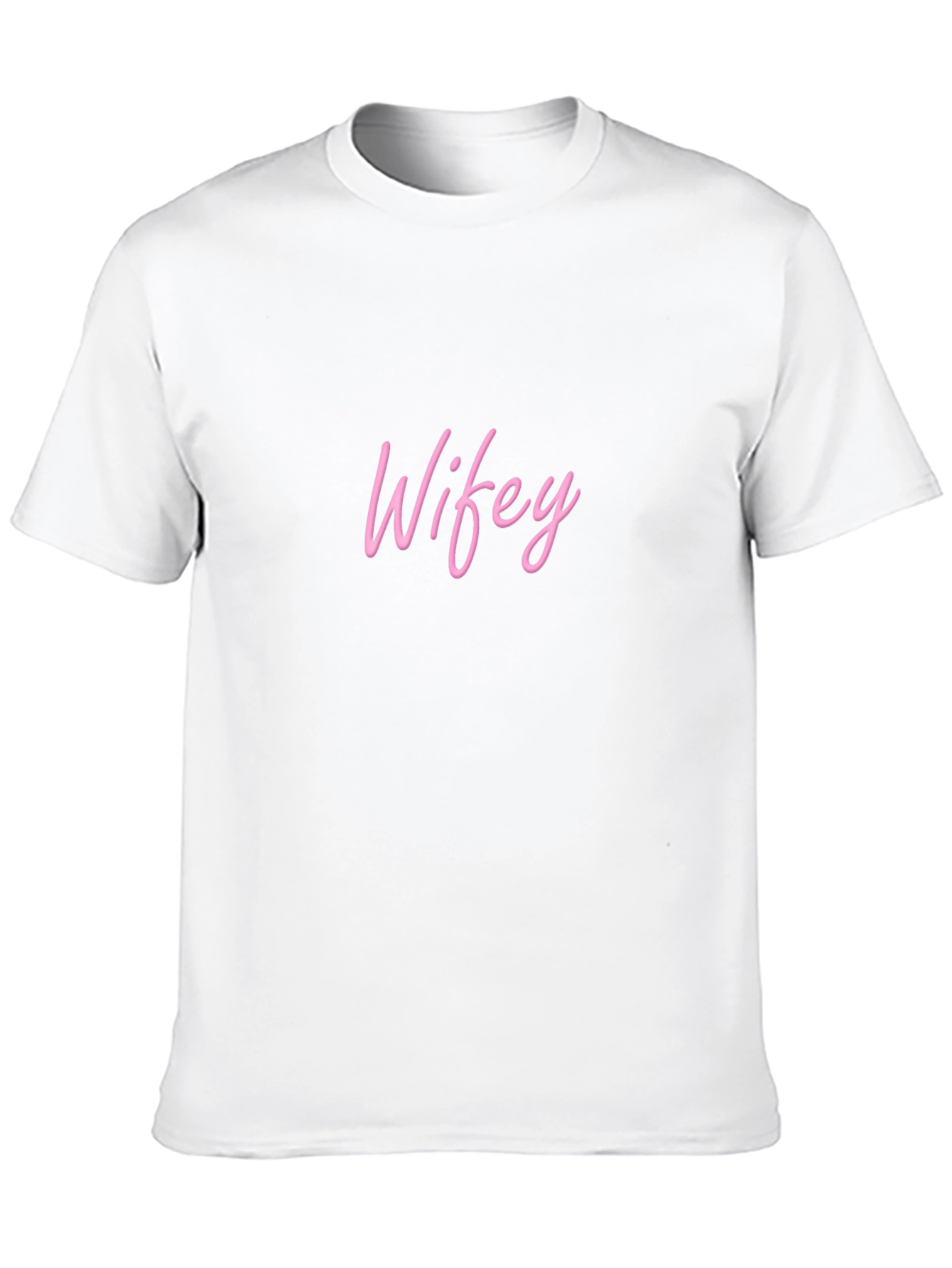 Wifey Graphic Tee - Black Cotton Blend