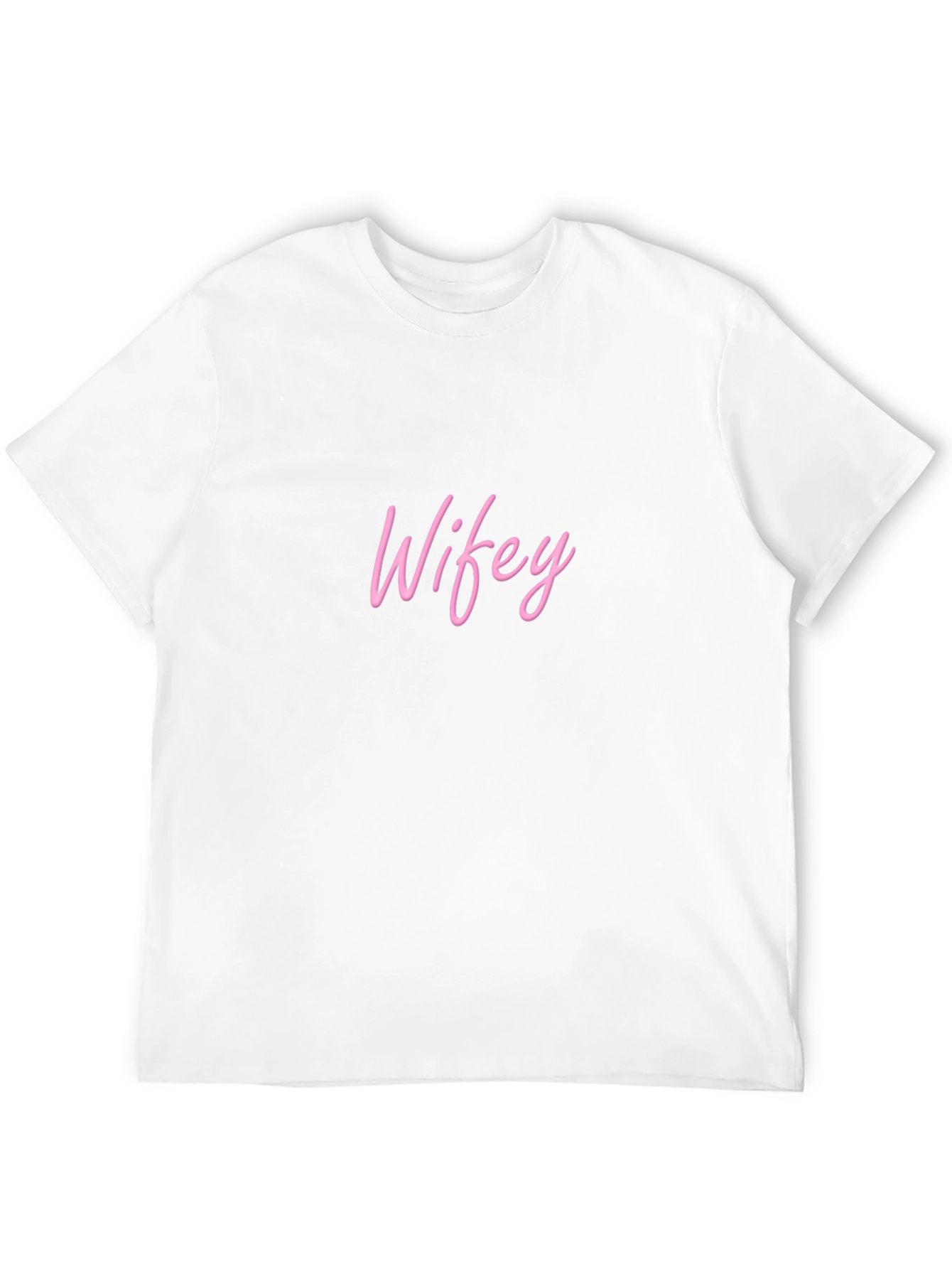 Wifey Graphic Tee - Black Cotton Blend