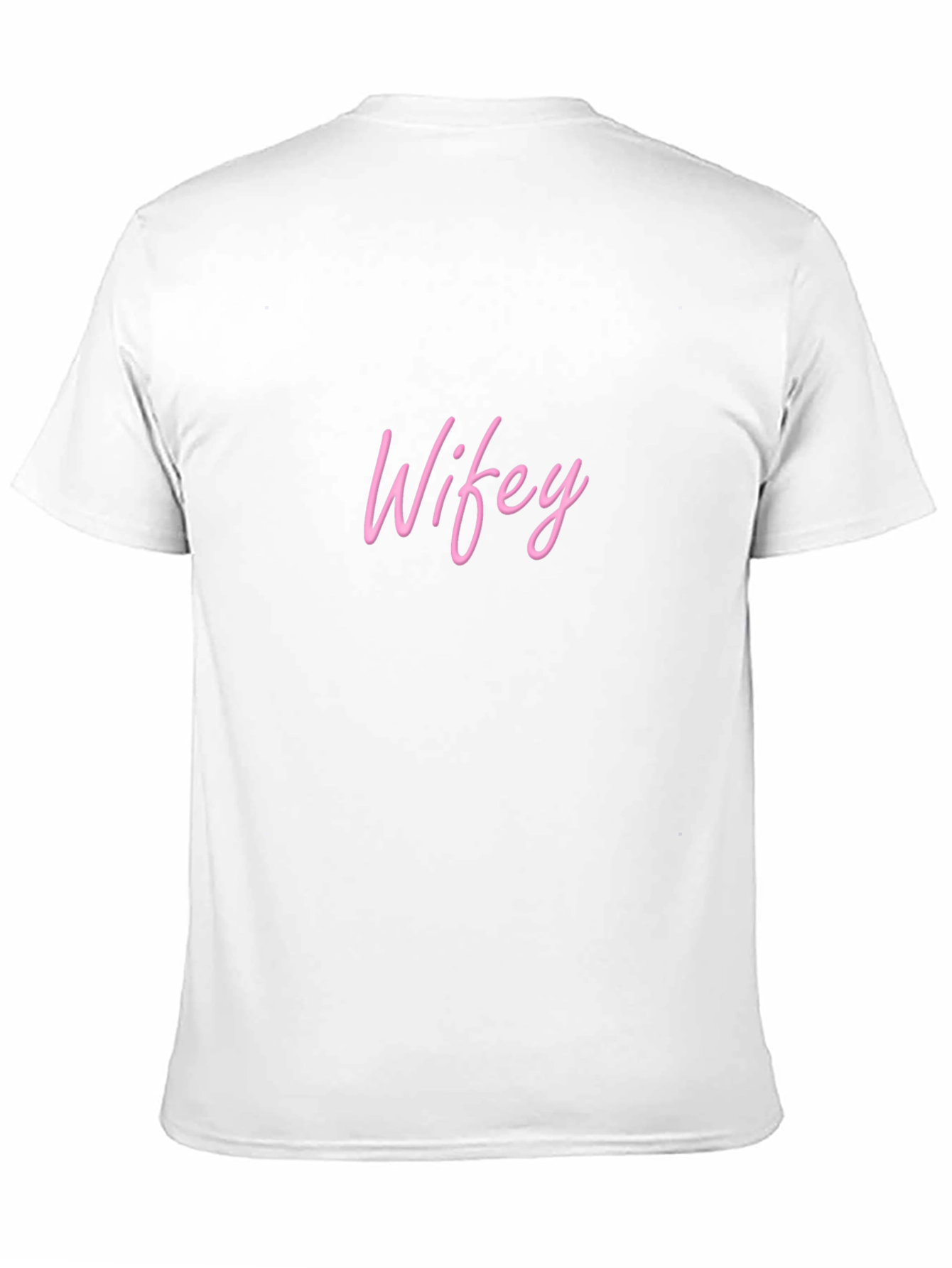 Wifey Graphic Tee - Black Cotton Blend