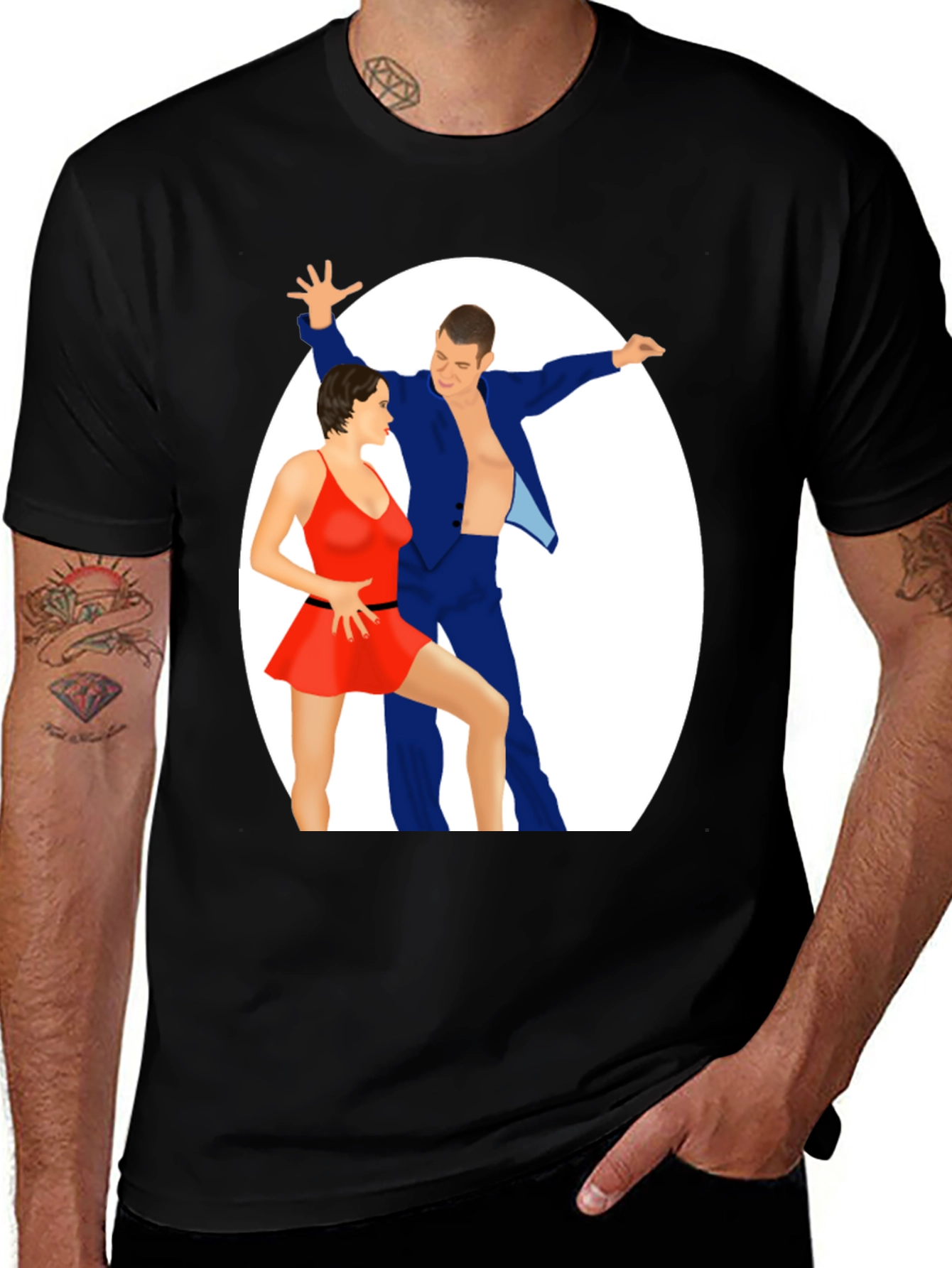 Dancing Couple Graphic Tee