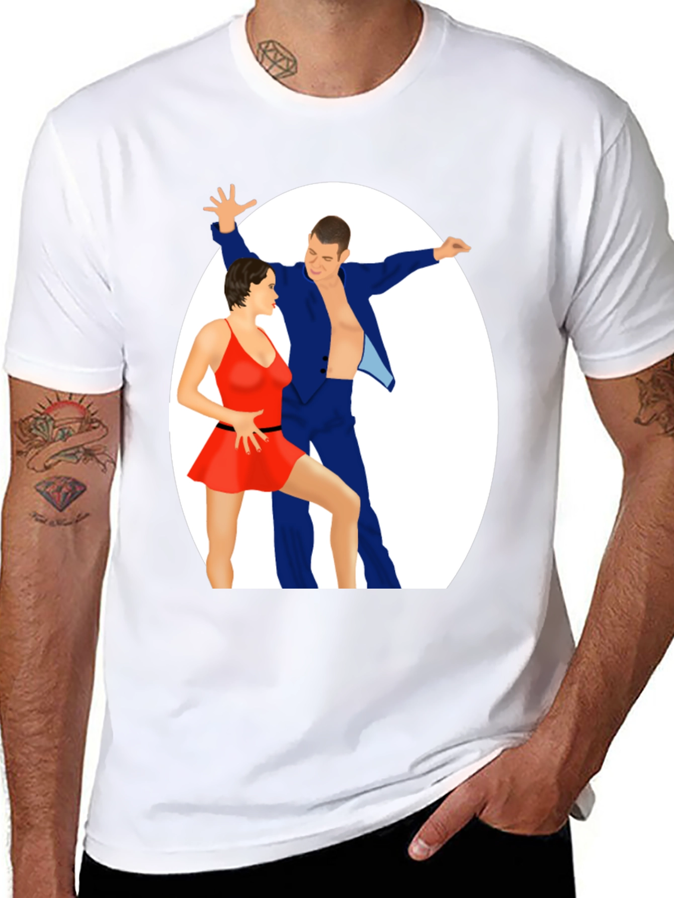 Dancing Couple Graphic Tee