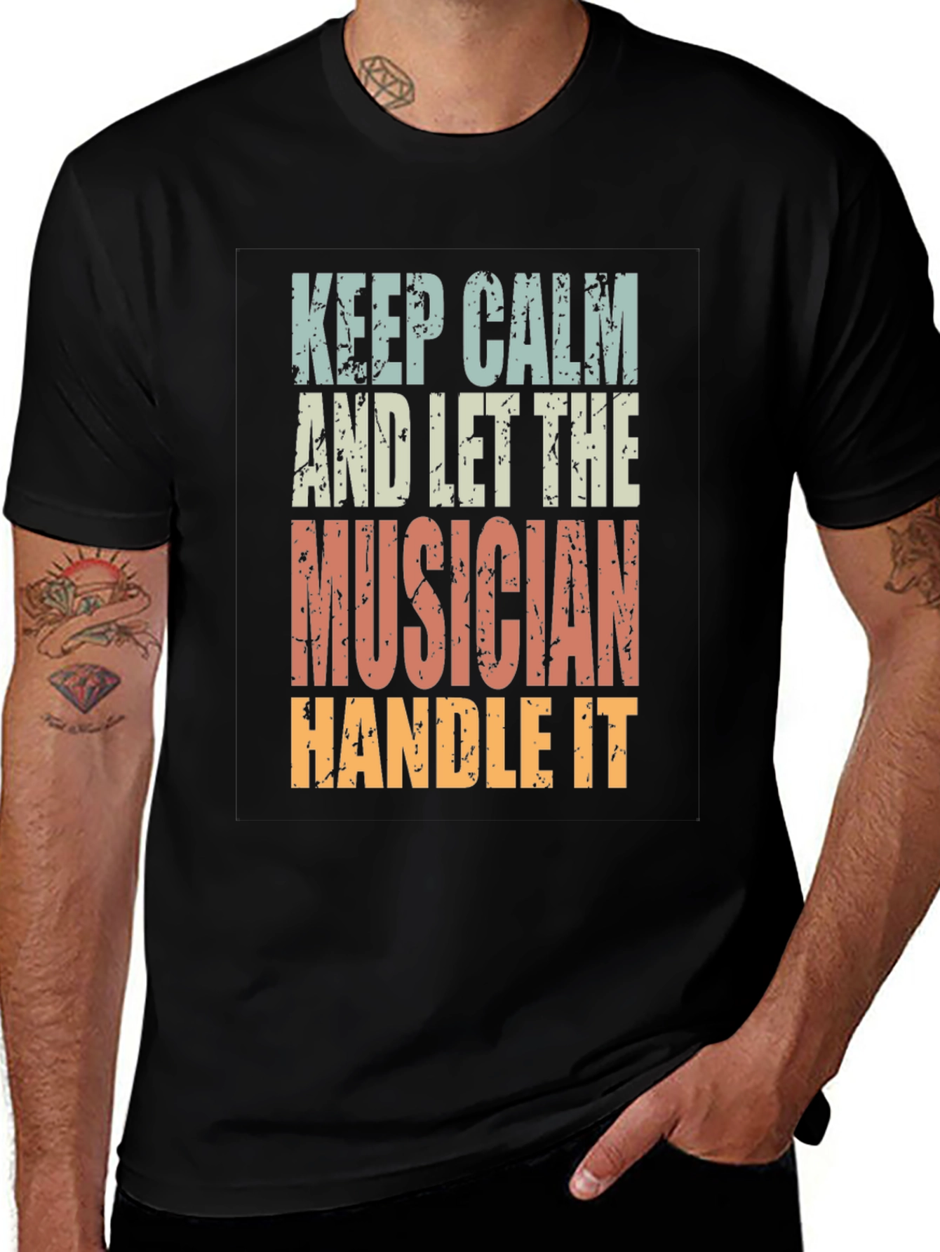 Keep Calm Musician T-Shirt - Music Lover Gift
