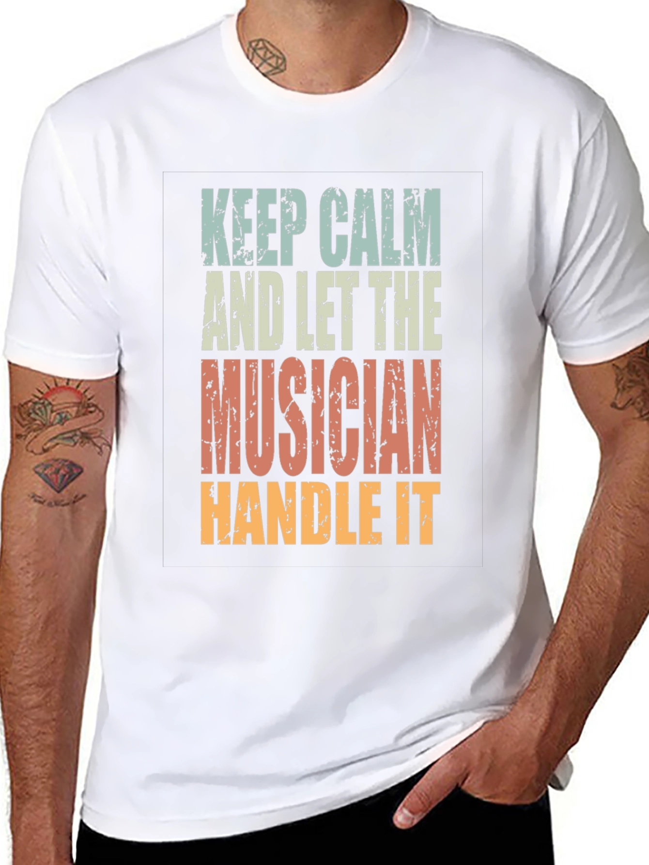 Keep Calm Musician T-Shirt - Music Lover Gift
