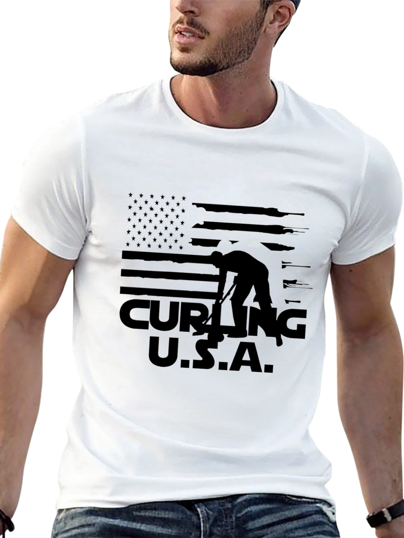 Curling USA T-Shirt