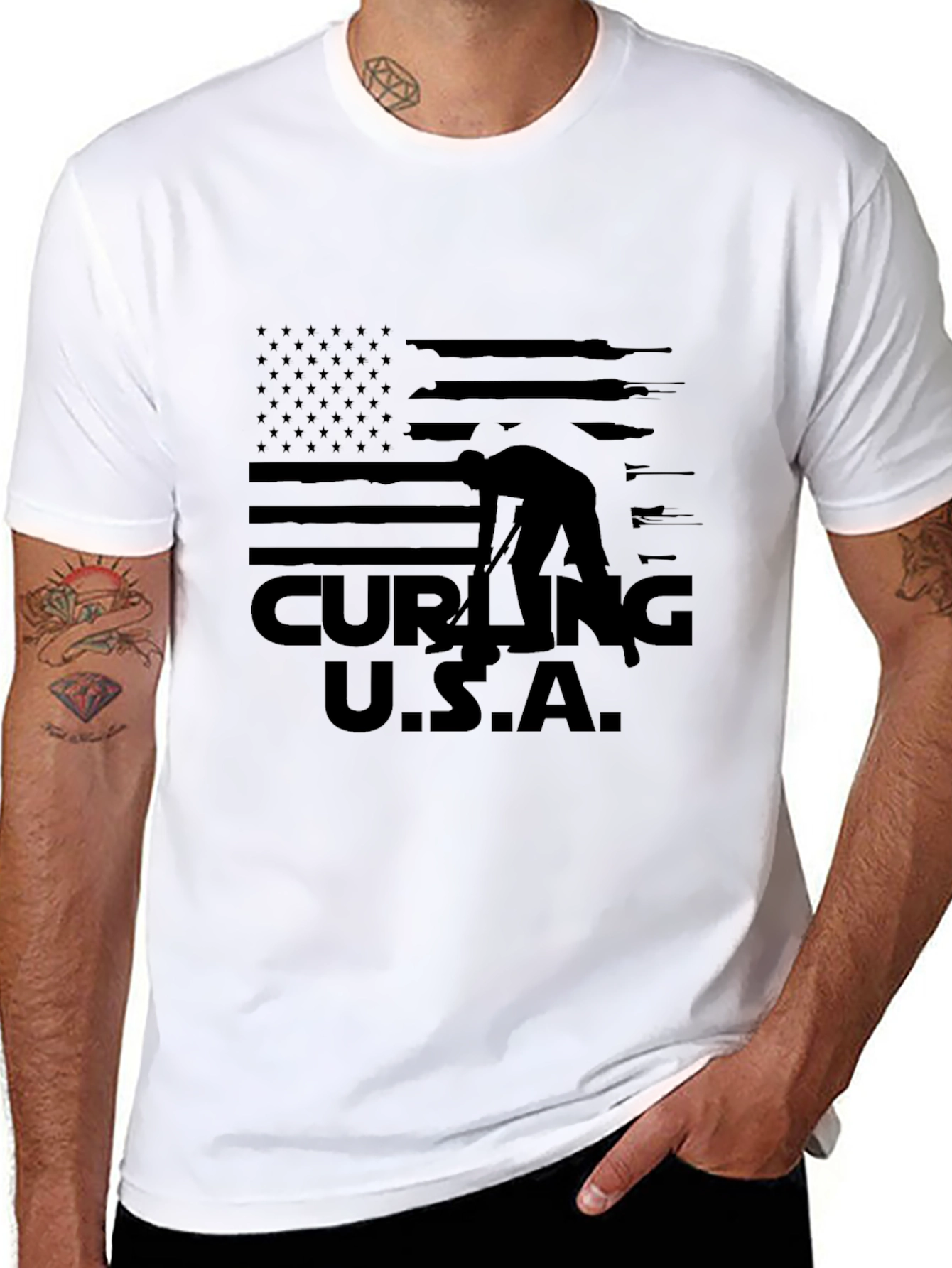 Curling USA T-Shirt