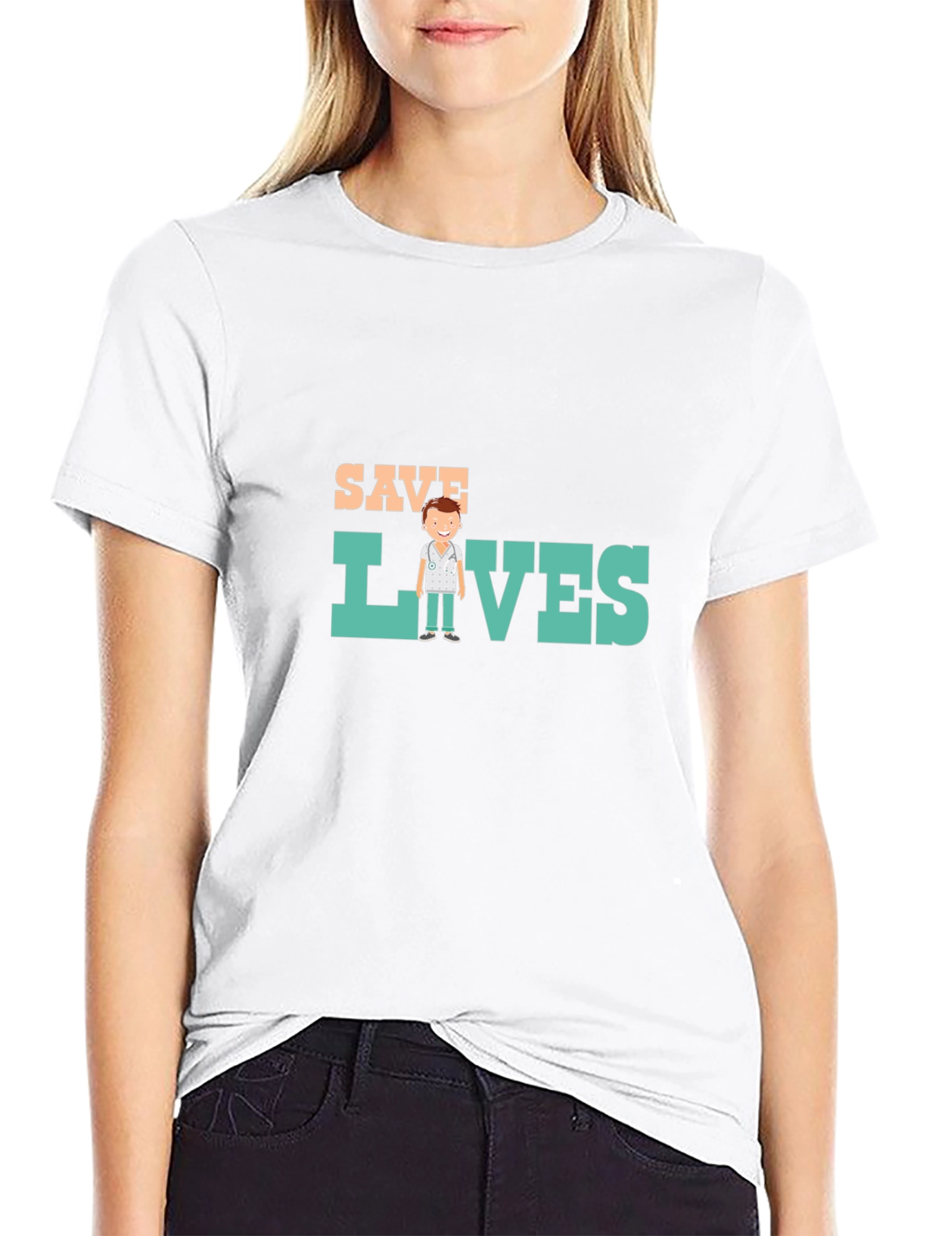 Save Lives Black T-Shirt