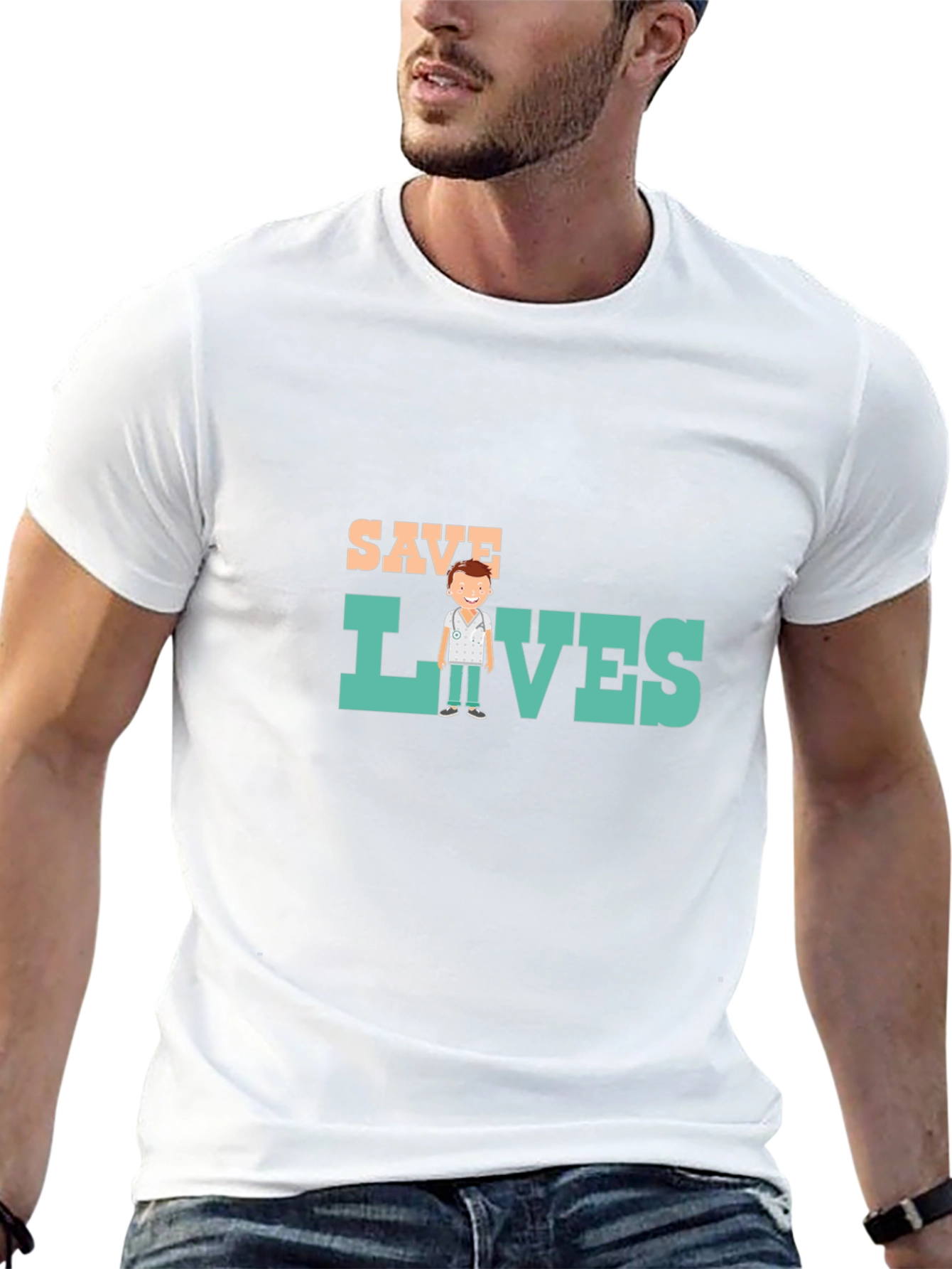 Save Lives Black T-Shirt