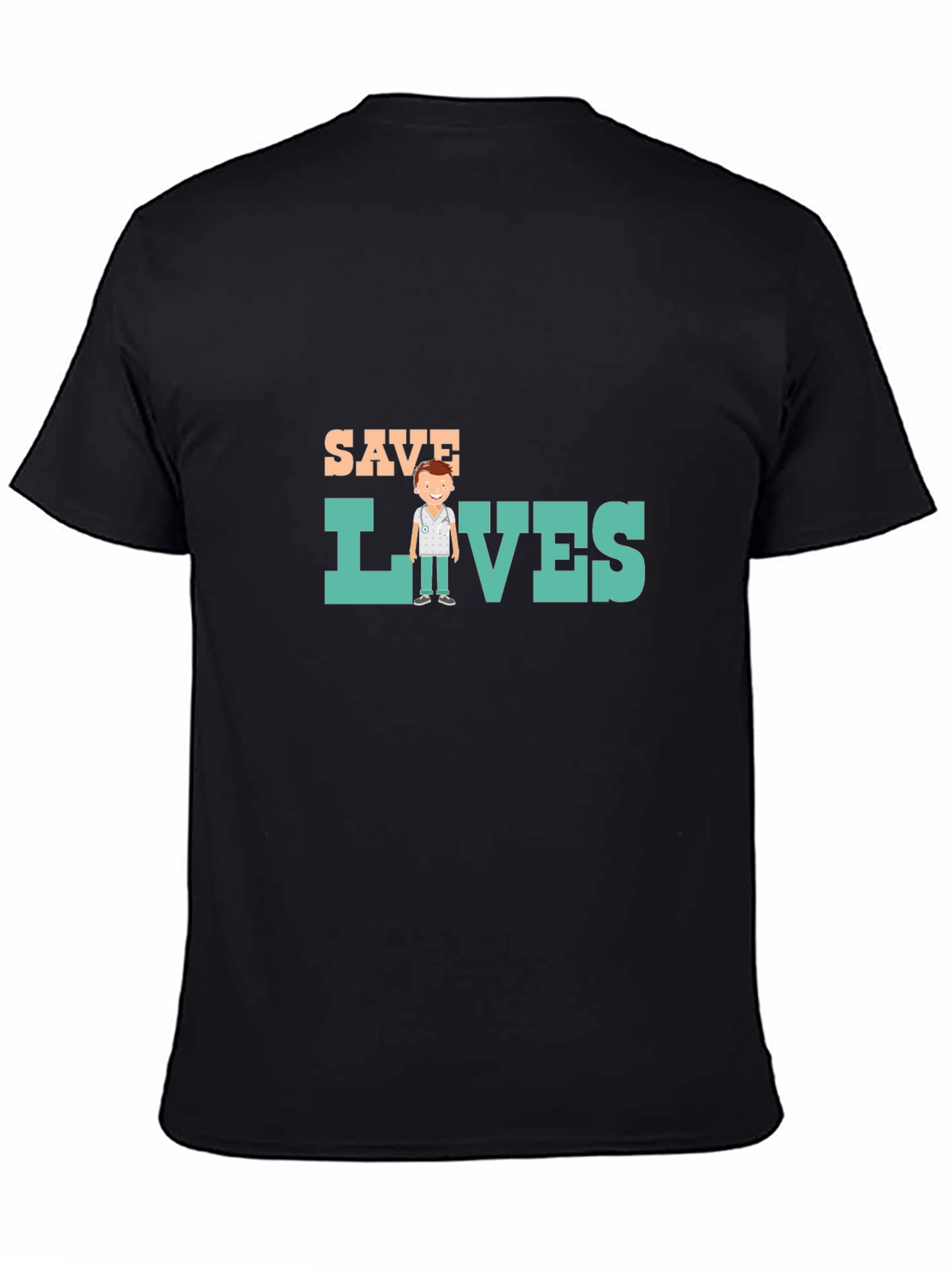 Save Lives Black T-Shirt
