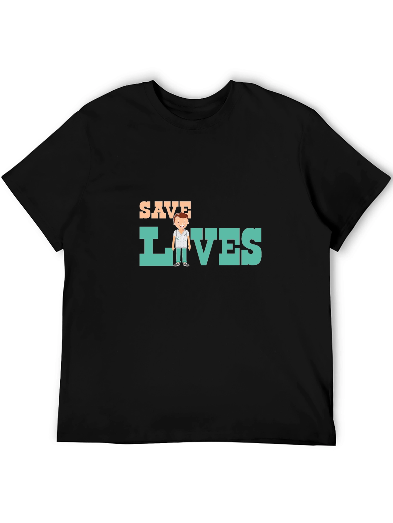 Save Lives Black T-Shirt