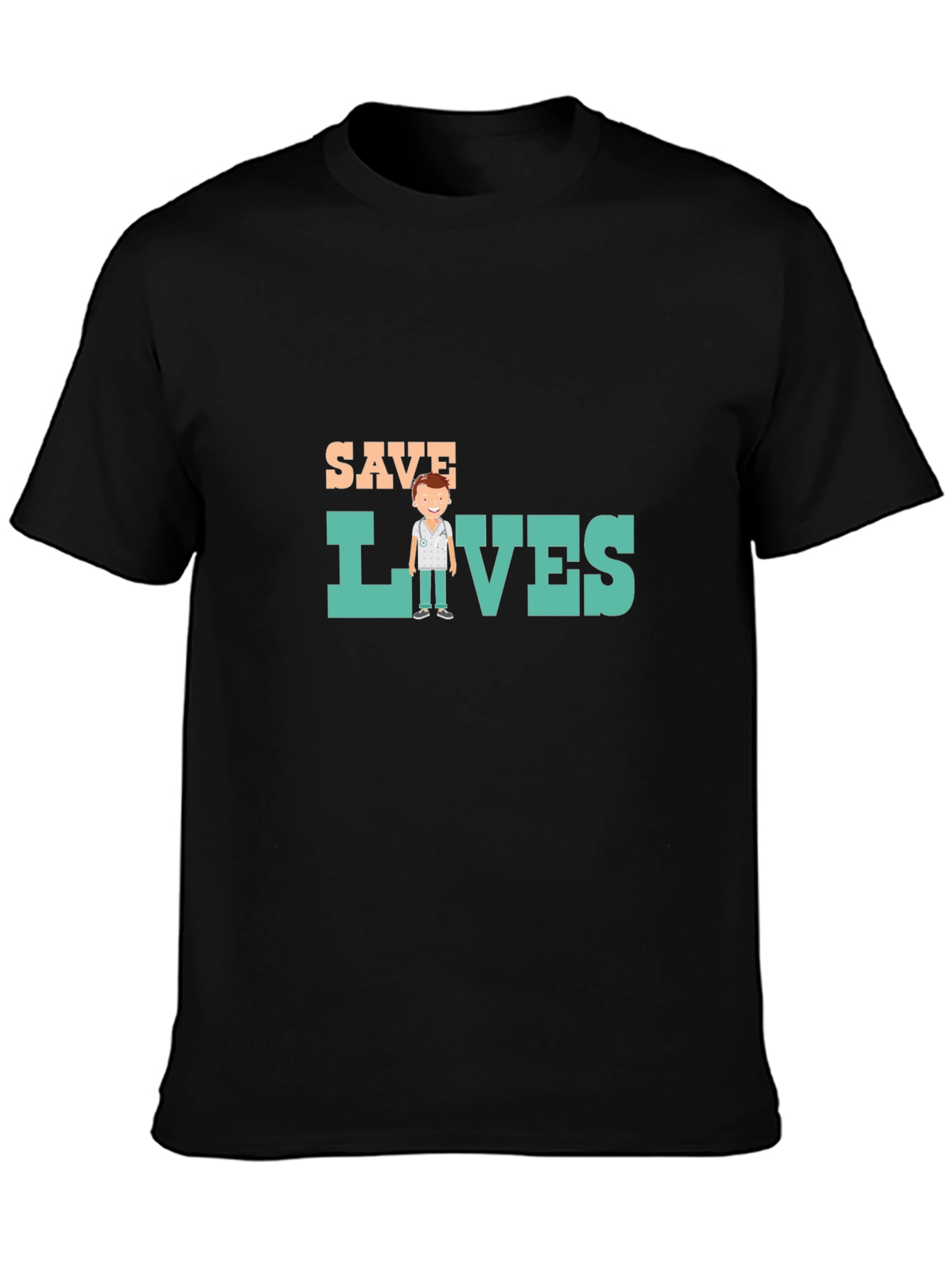 Save Lives Black T-Shirt