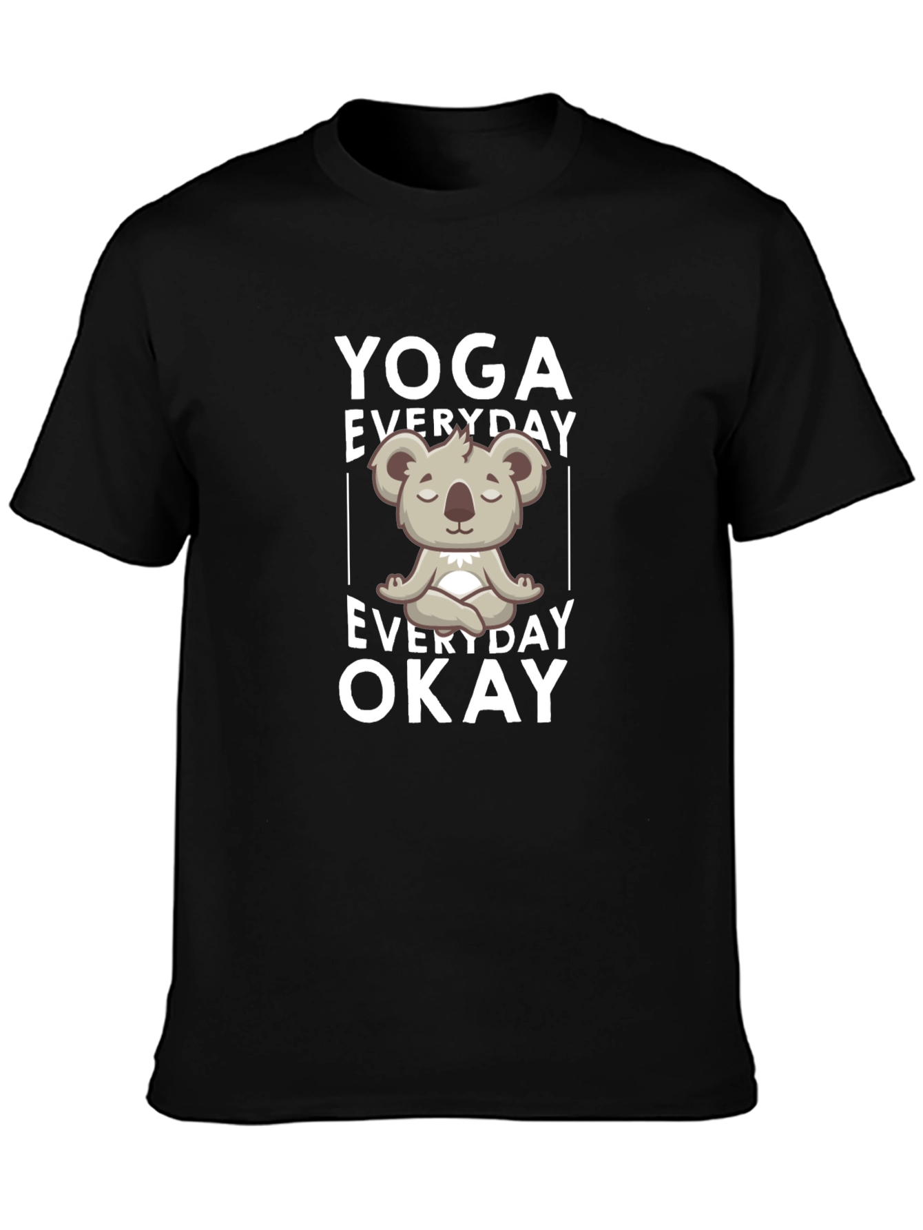 Yoga Koala Bear Graphic Tee - Everyday Okay