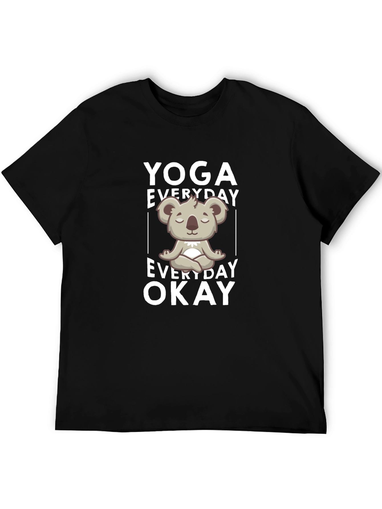 Yoga Koala Bear Graphic Tee - Everyday Okay