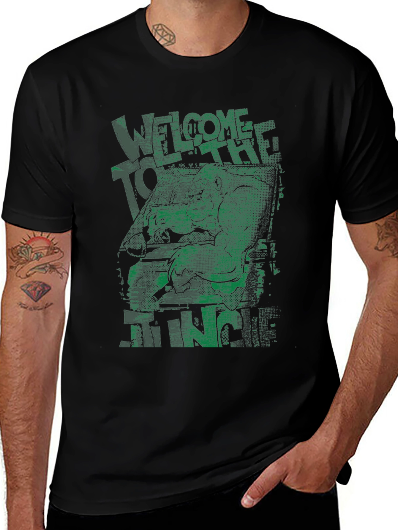 Welcome to the Jungle Graphic Tee - Black