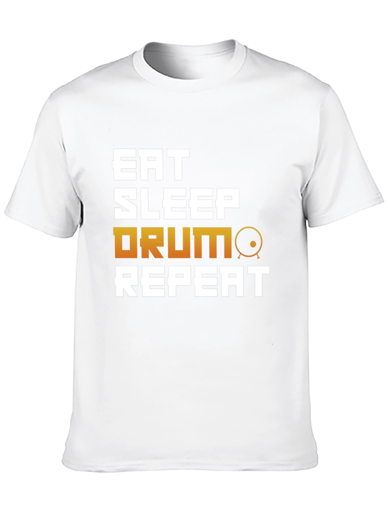 Eat Sleep Drum Repeat - Black T-Shirt