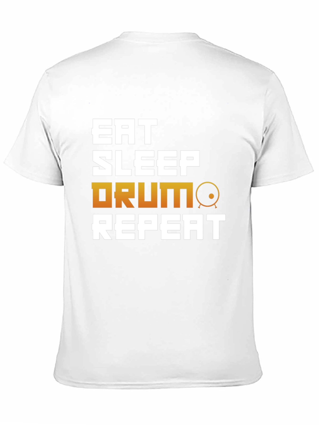 Eat Sleep Drum Repeat - Black T-Shirt