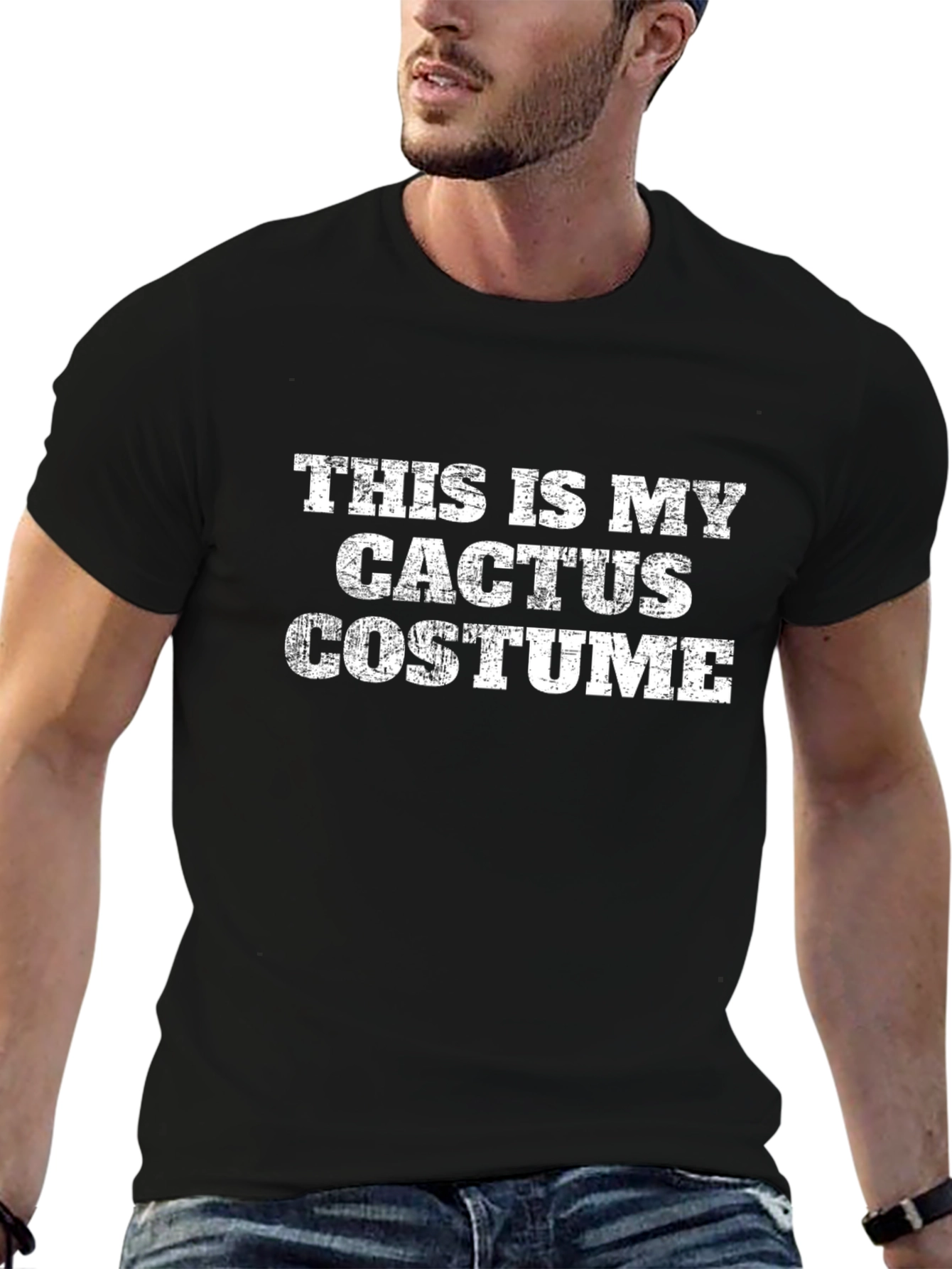 This is My Cactus Costume - Funny Novelty T-Shirt
