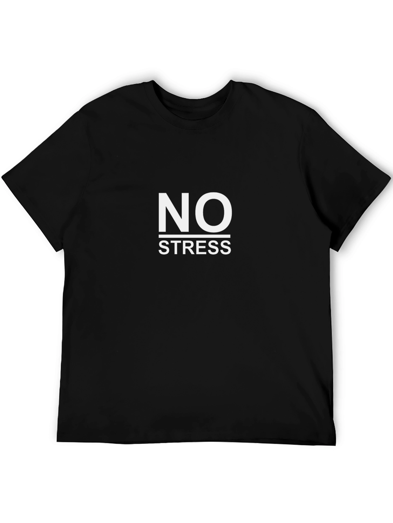 No Stress Graphic T-Shirt | Relaxed Fit Cotton Tee