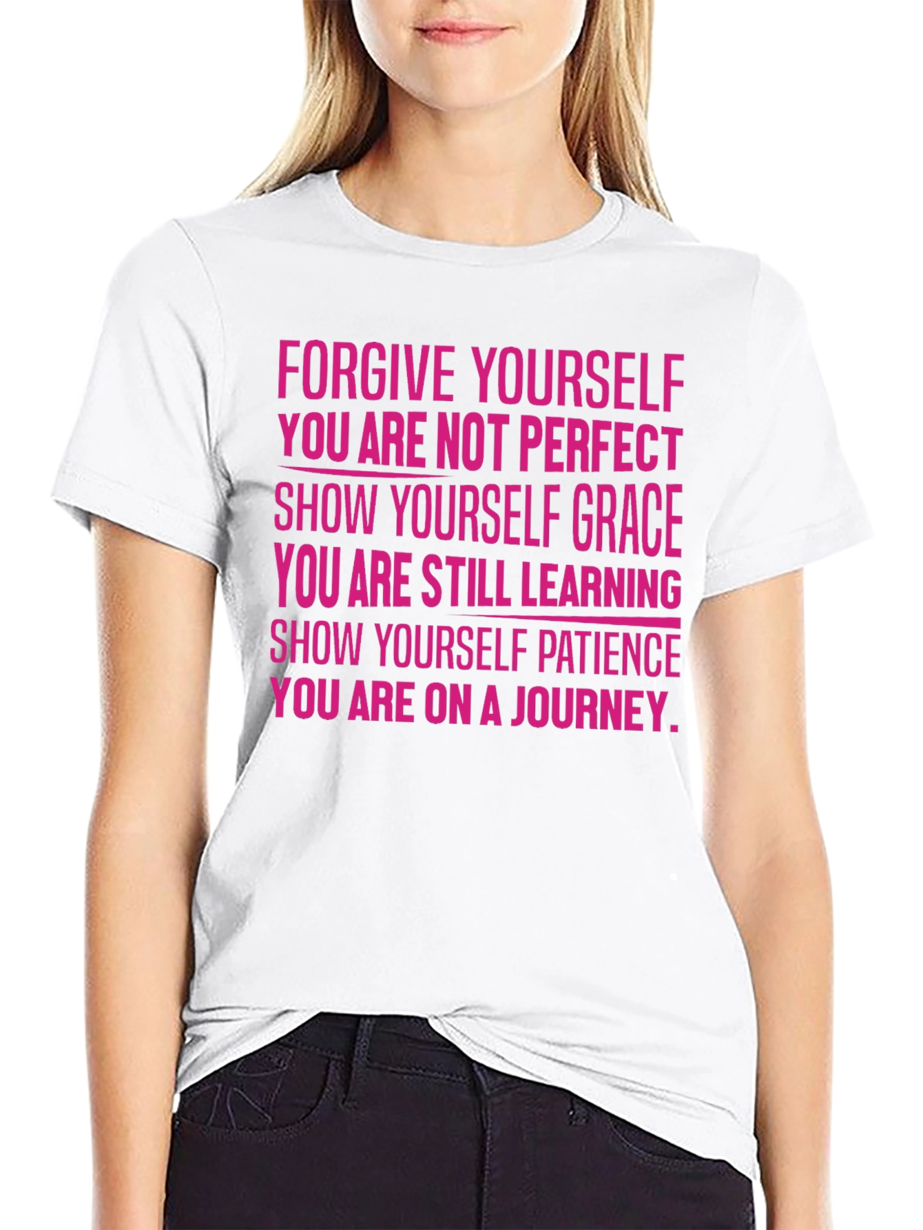 Forgive Yourself Graphic T-Shirt - Inspirational Tee