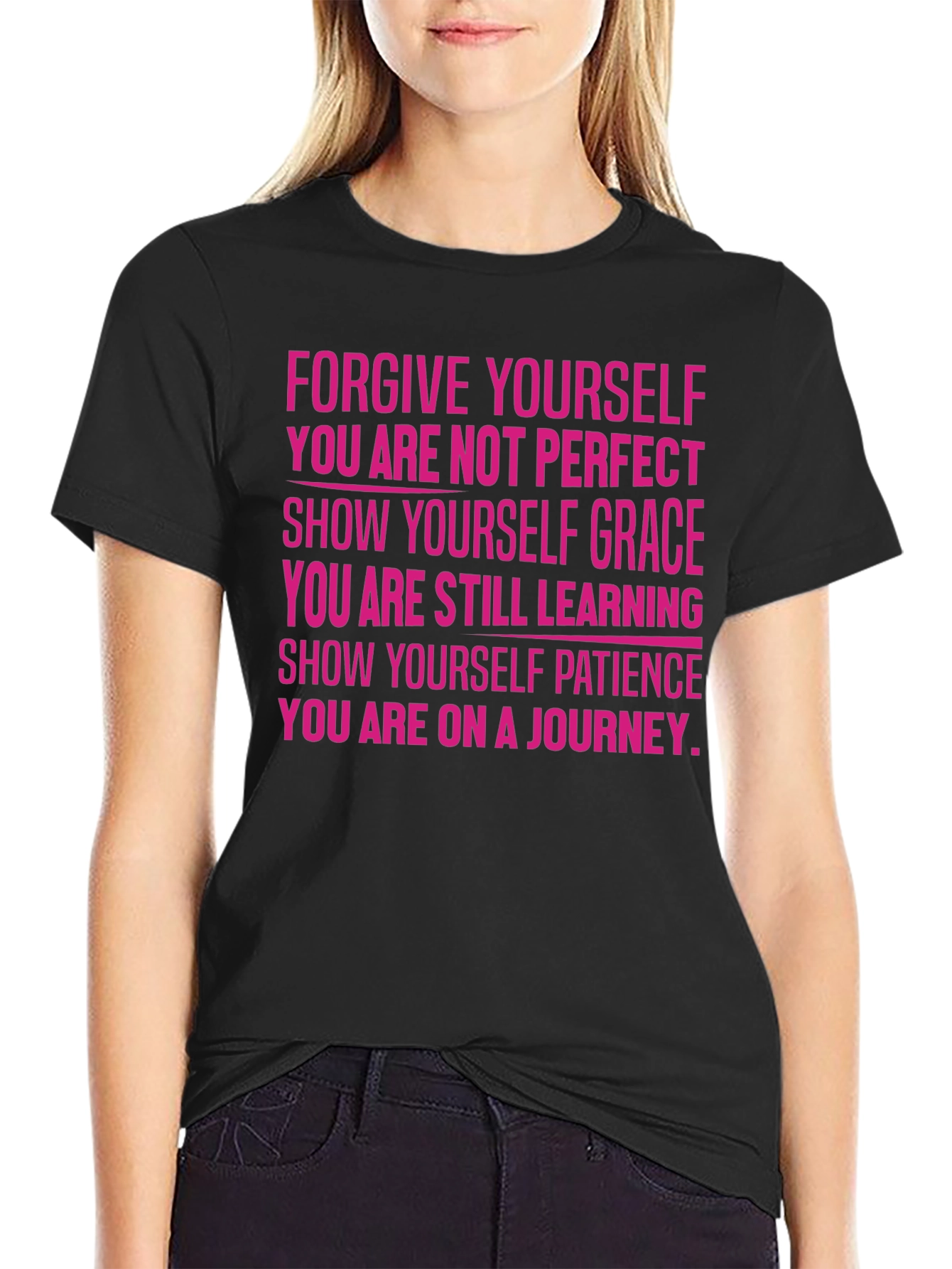 Forgive Yourself Graphic T-Shirt - Inspirational Tee
