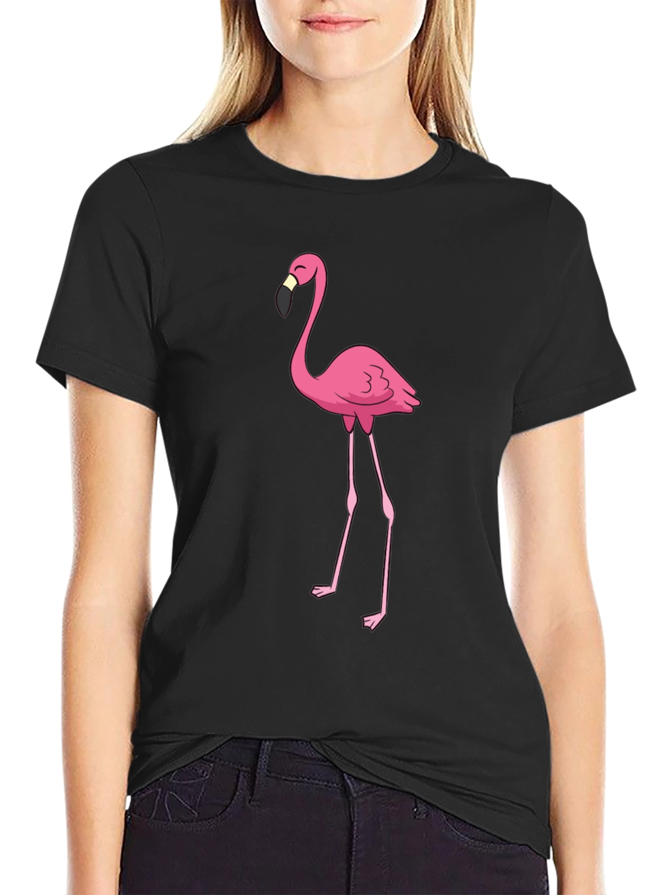 Black Flamingo Graphic Tee