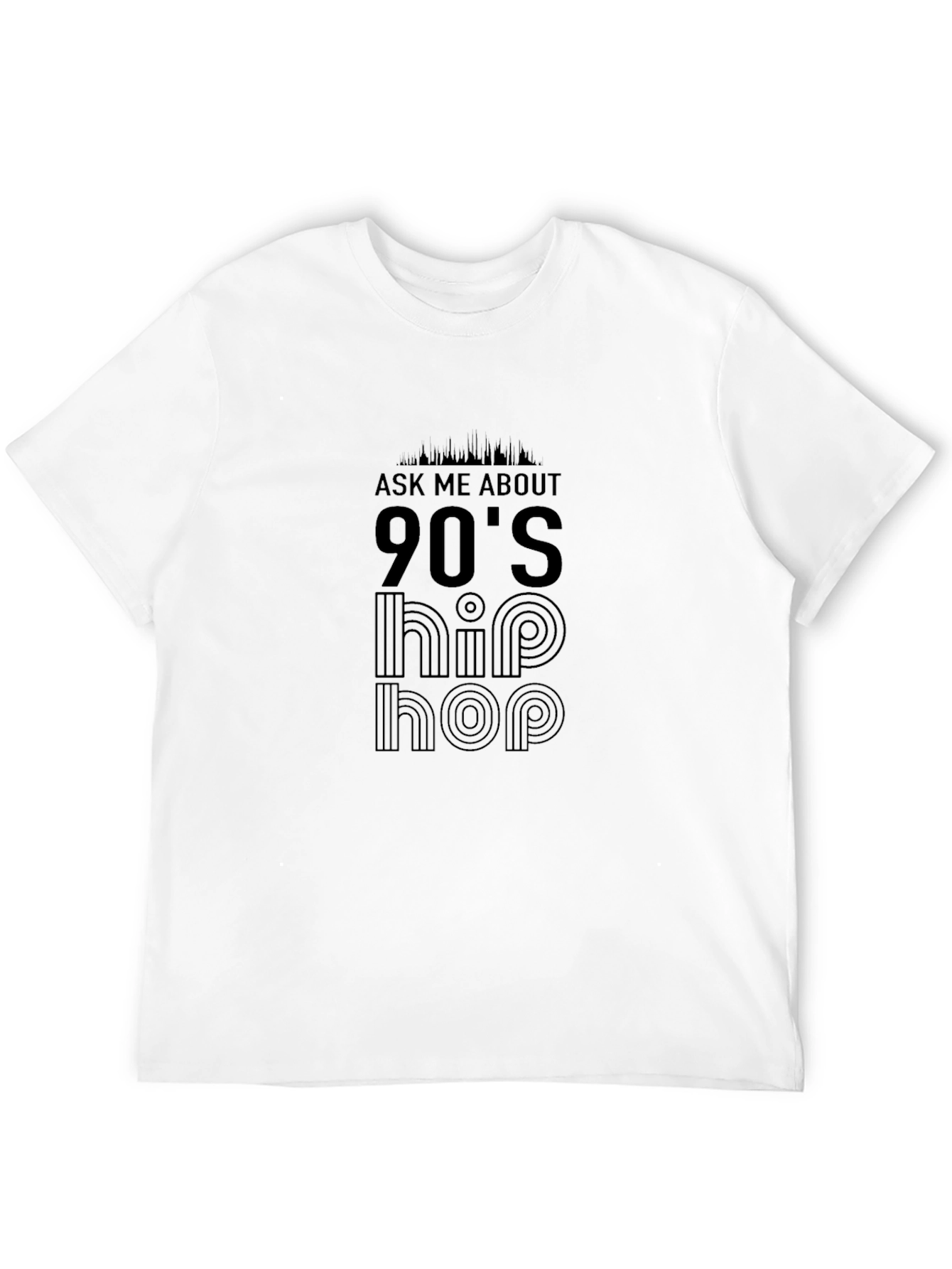 Ask Me About 90s Hip Hop Black T-Shirt