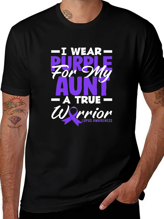 I Wear Purple For My Aunt Lupus Awareness T-Shirt