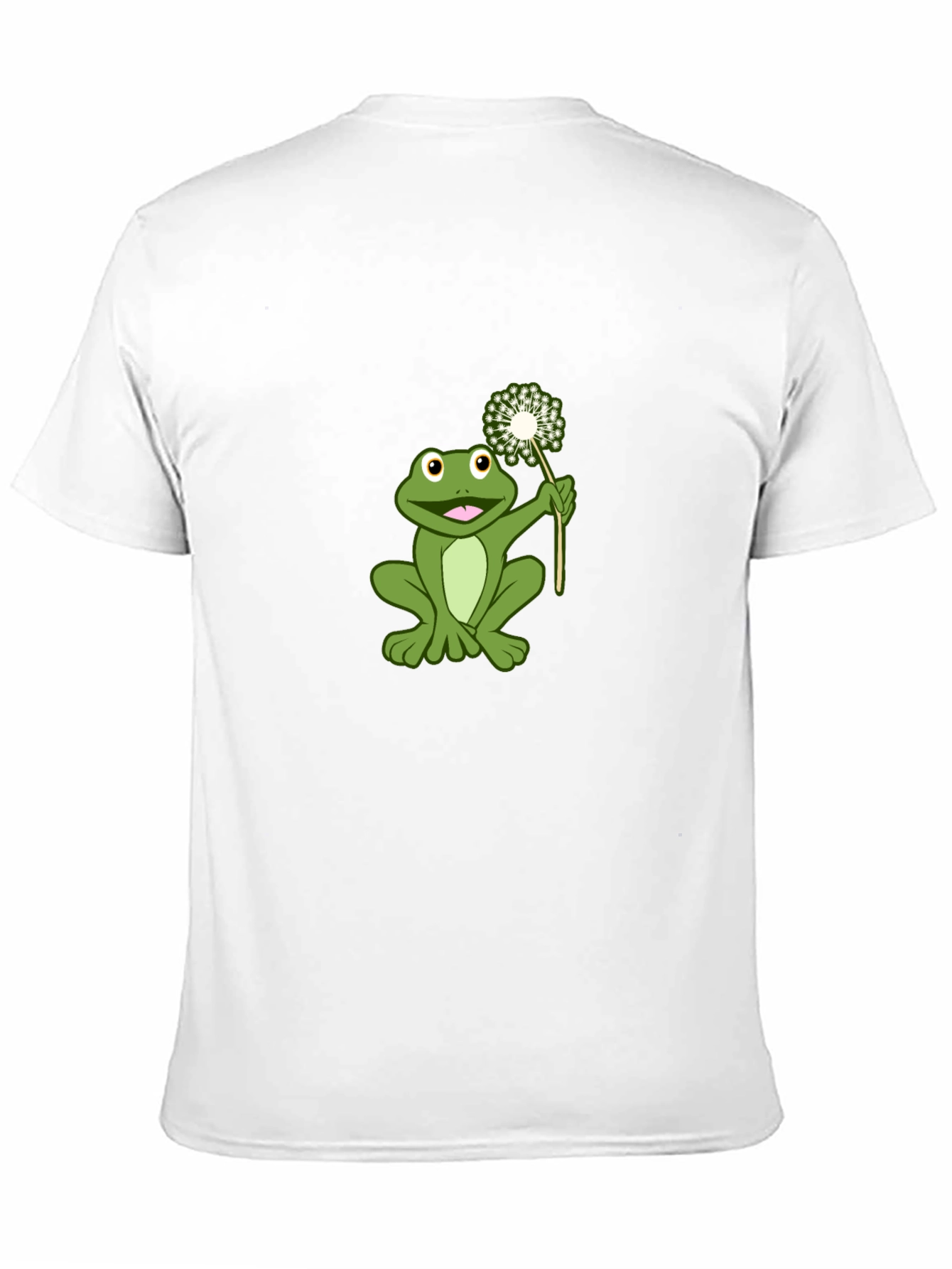 Frog Holding Dandelion Graphic Tee