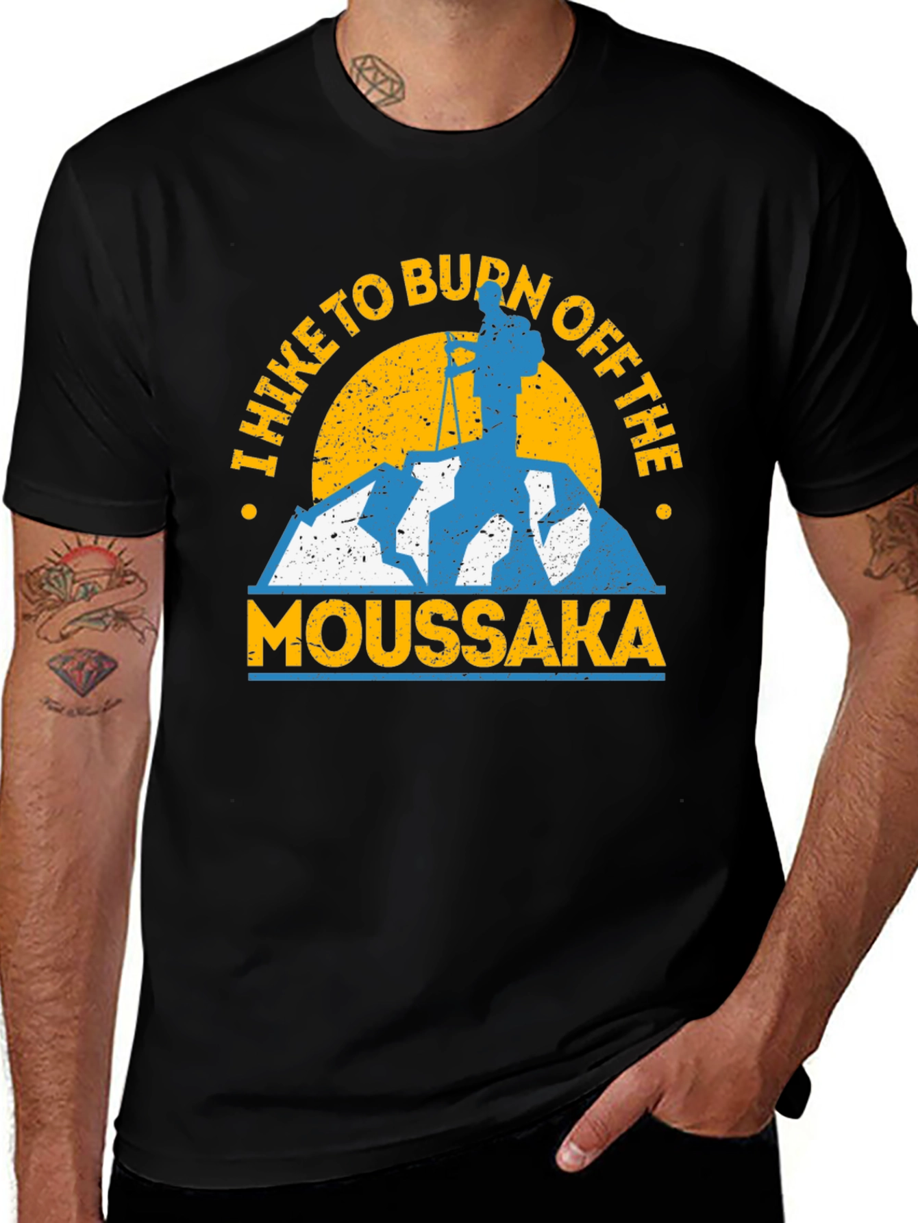 Hike to Burn Off Moussaka Graphic Tee