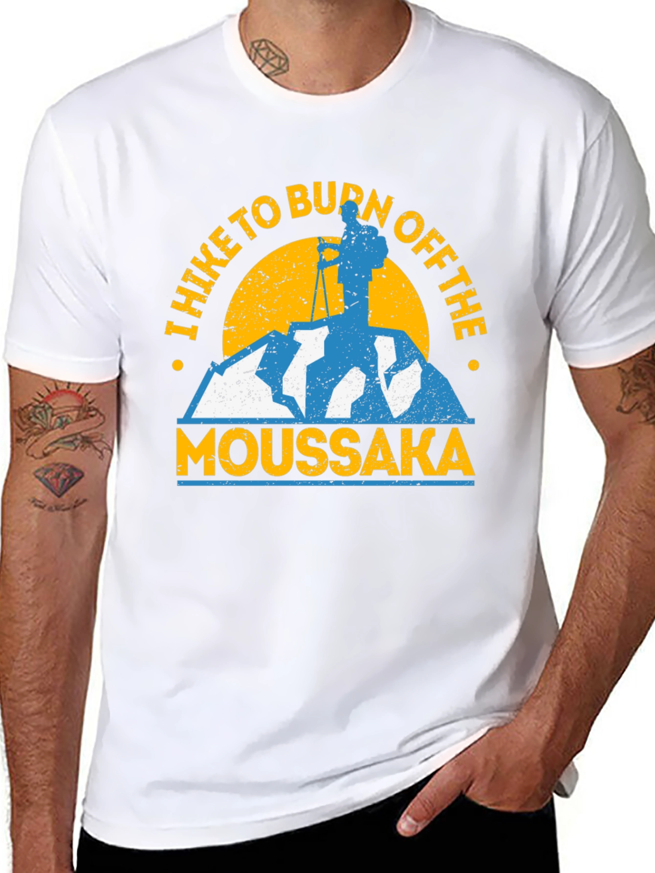 Hike to Burn Off Moussaka Graphic Tee