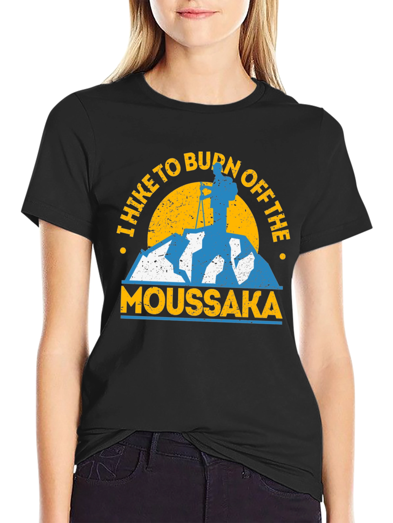 Hike to Burn Off Moussaka Graphic Tee