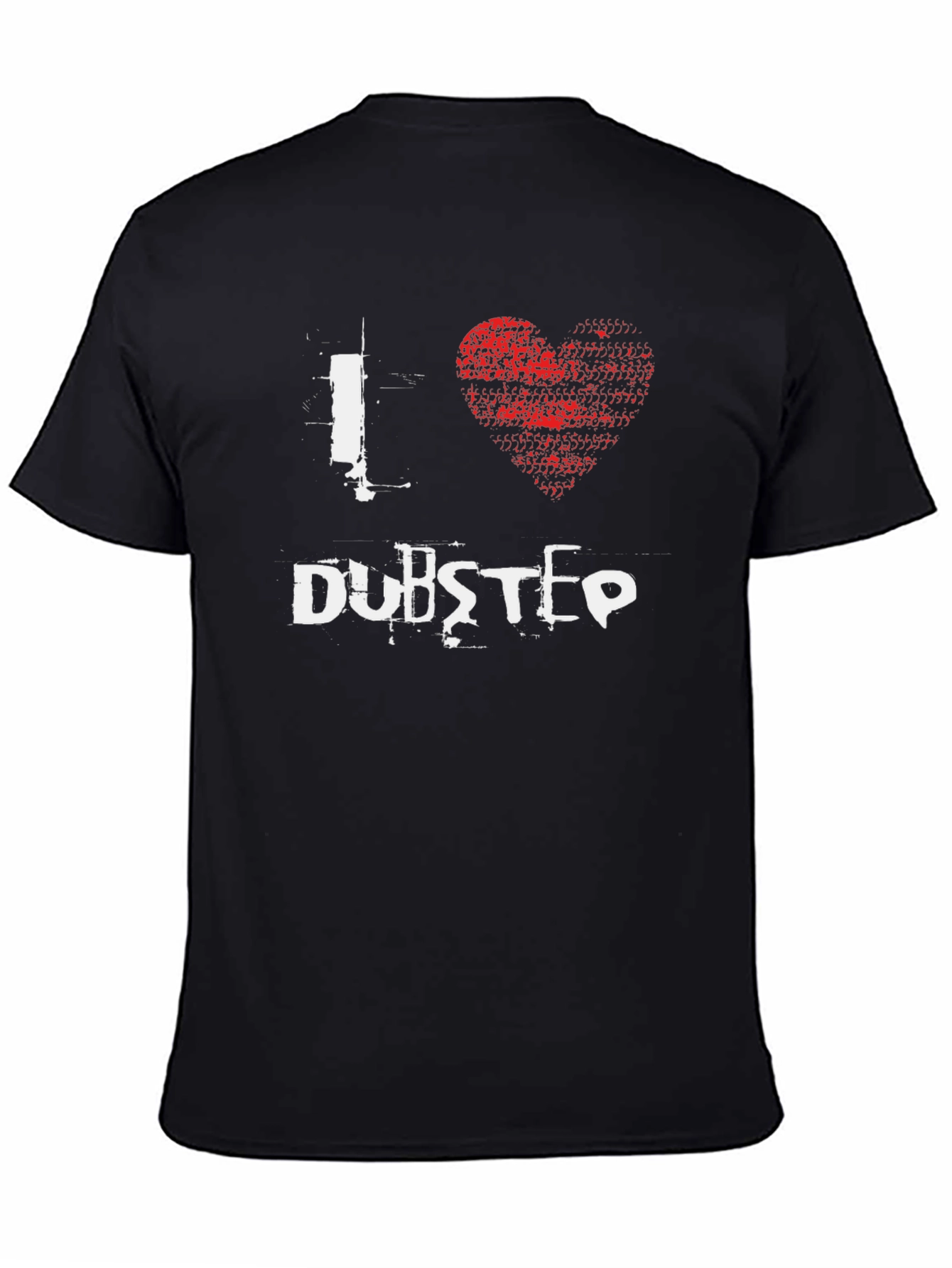 I Heart Dubstep T-Shirt - Black Graphic Tee