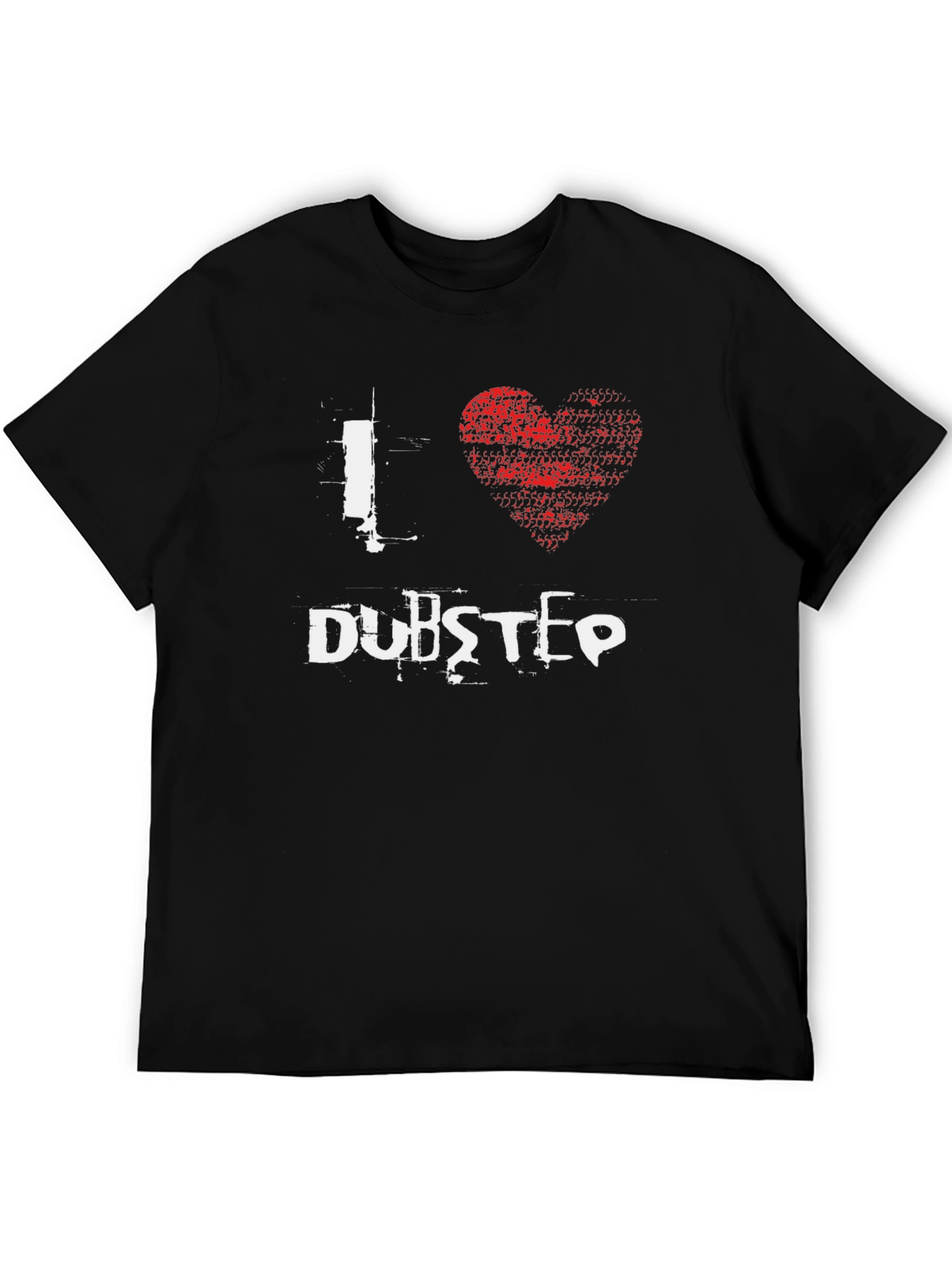 I Heart Dubstep T-Shirt - Black Graphic Tee