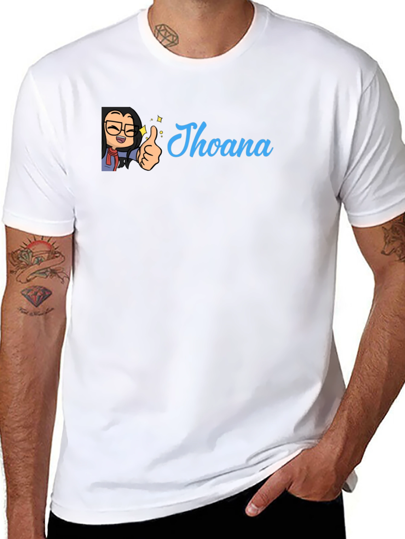 Personalized Jhoana Cartoon Graphic Tee