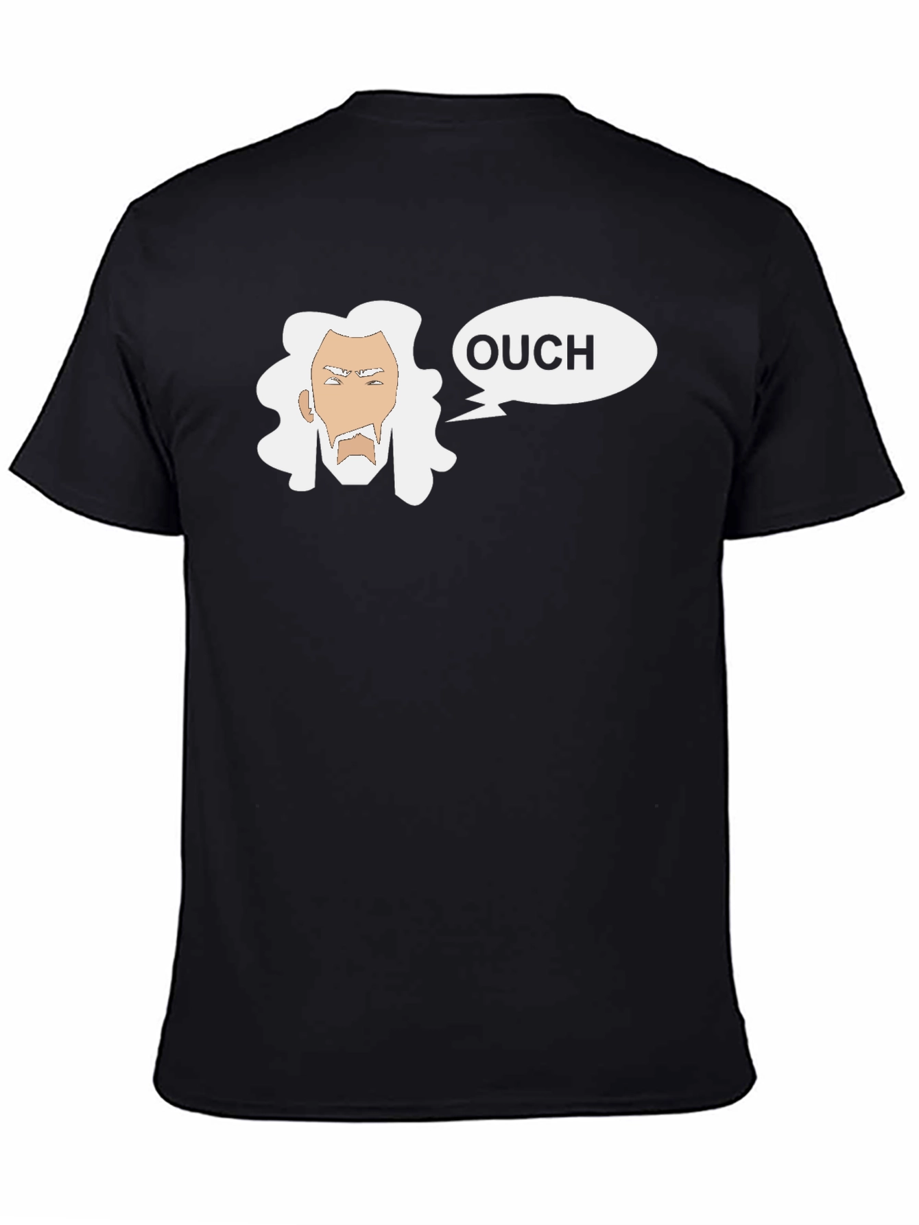 Ouch Wizard Graphic T-Shirt - Black Cotton Tee
