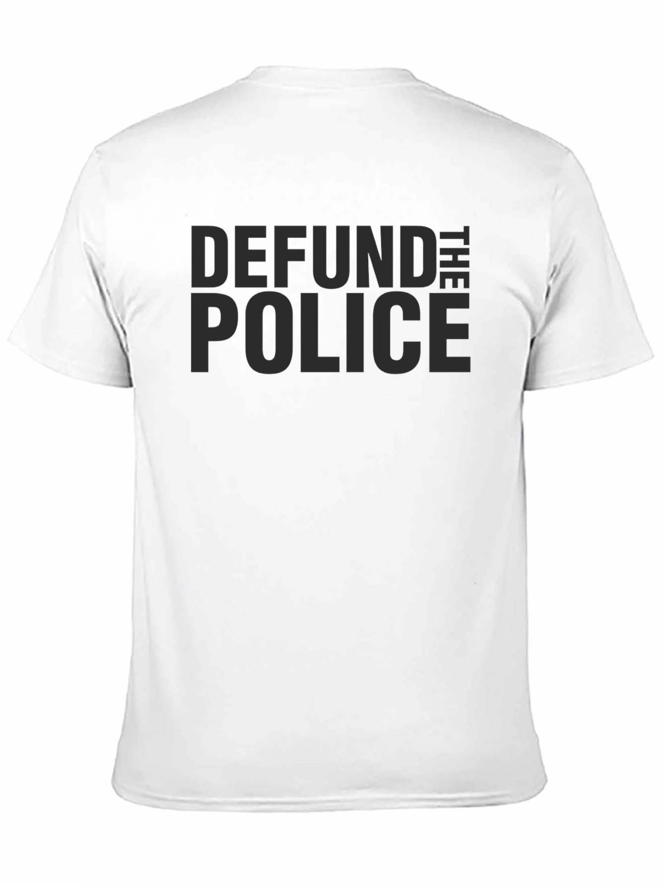 Defund the Police Graphic Tee - Black