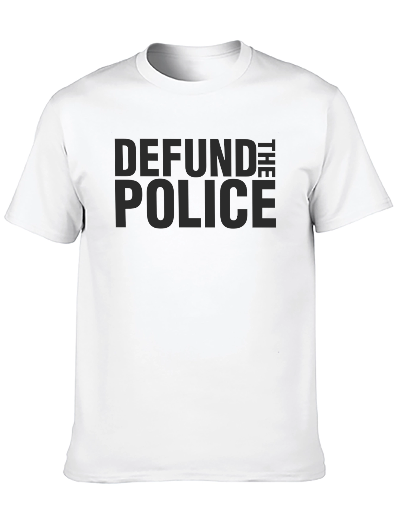 Defund the Police Graphic Tee - Black