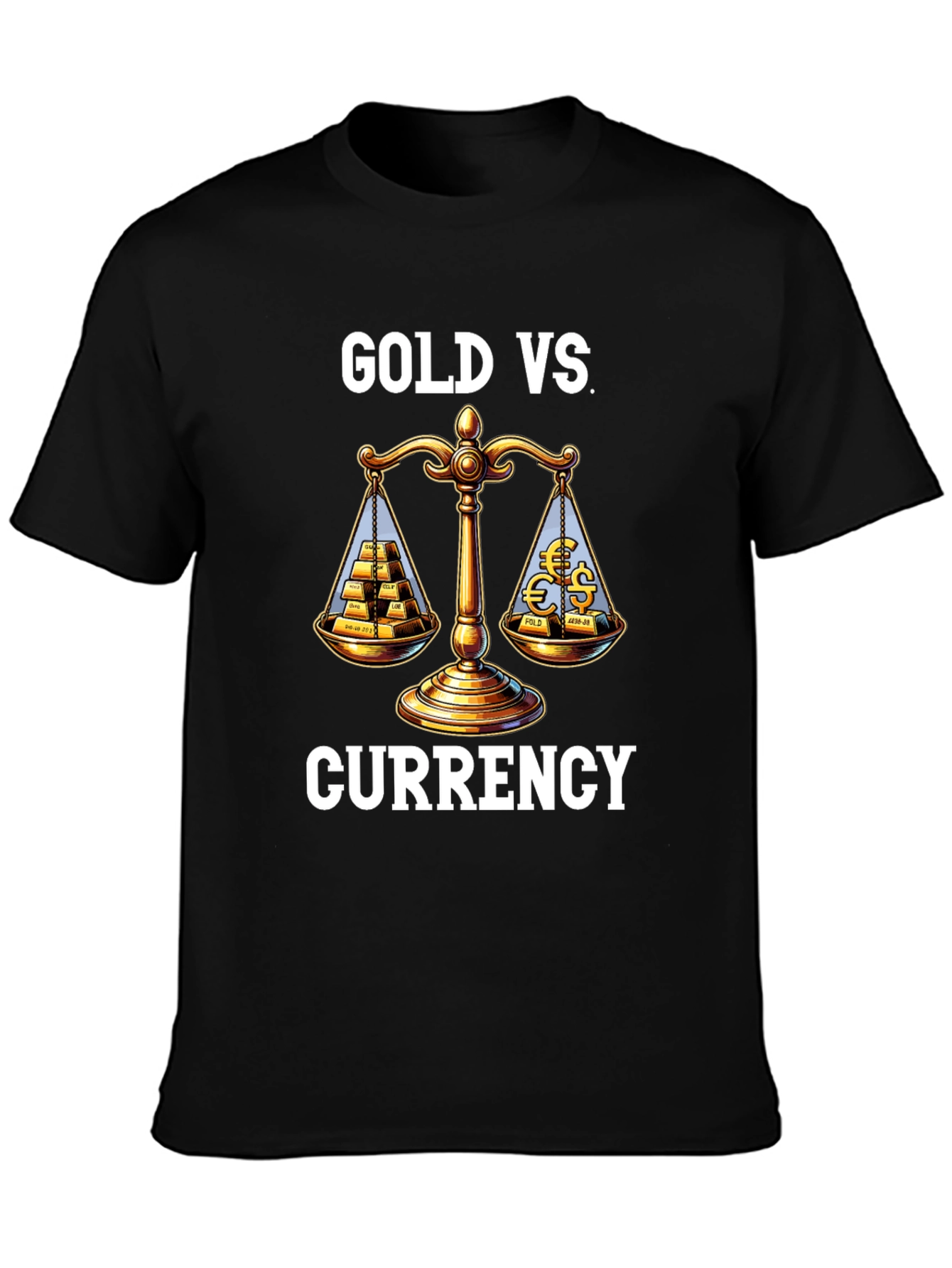 Gold vs. Currency T-Shirt
