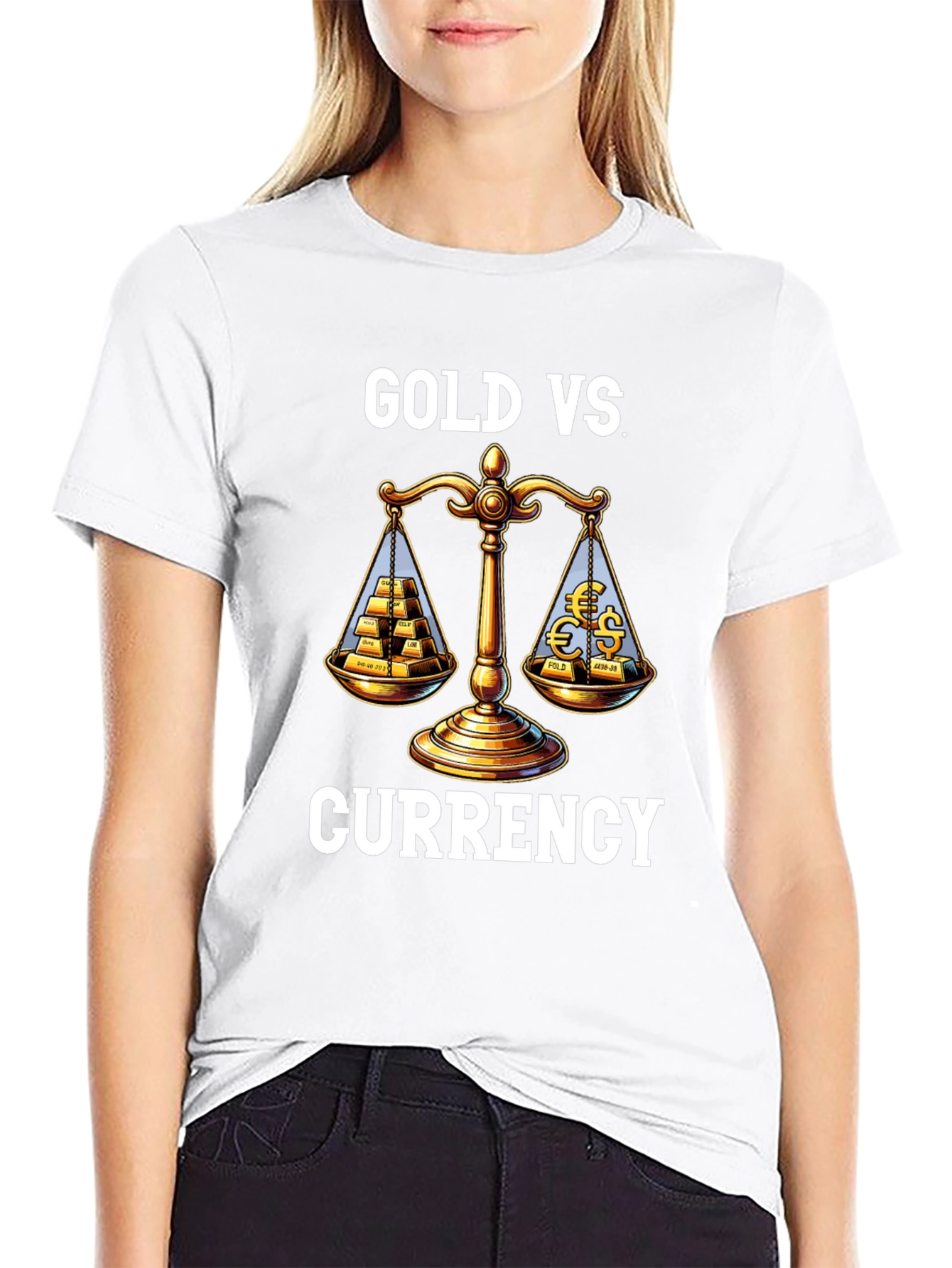 Gold vs. Currency T-Shirt