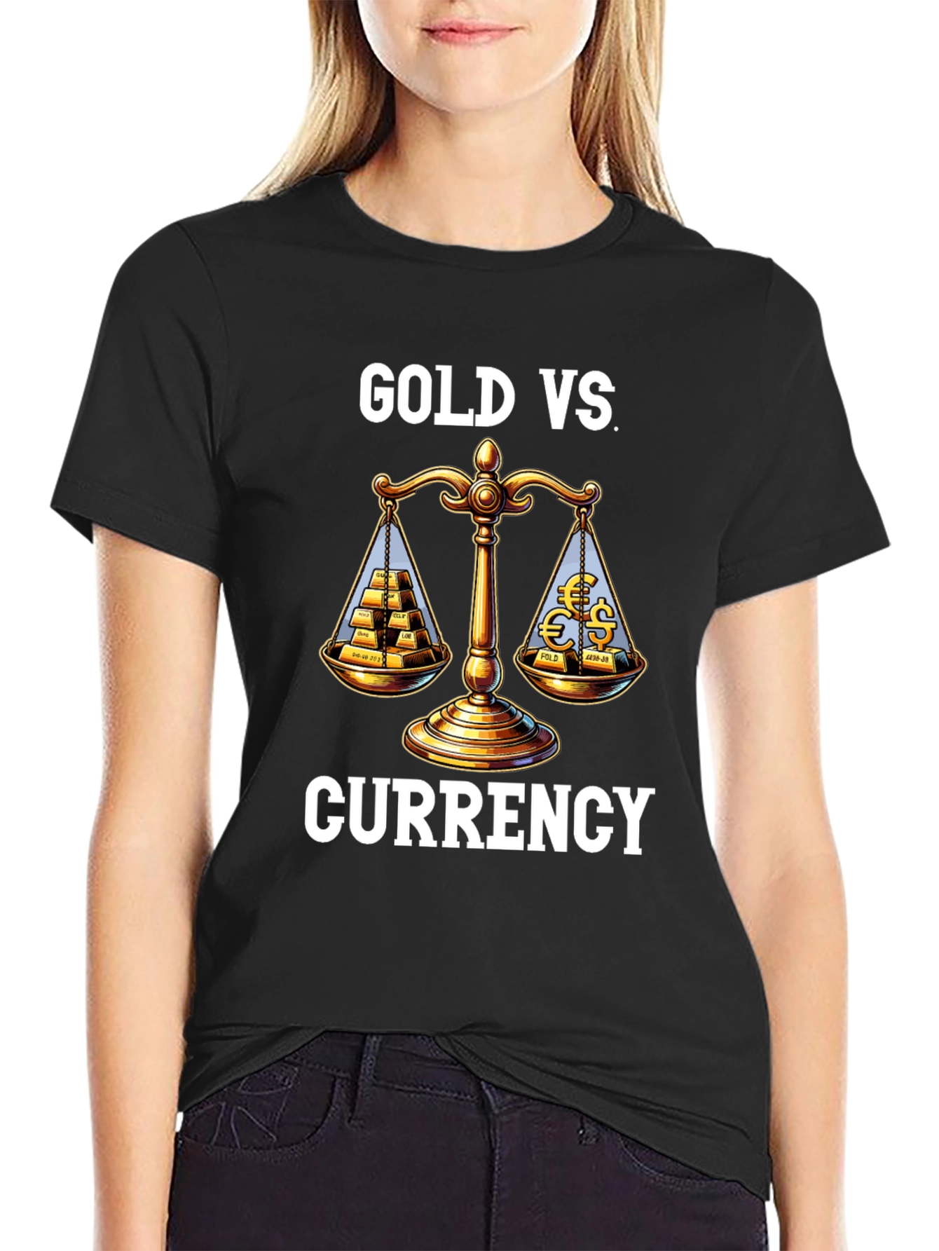 Gold vs. Currency T-Shirt