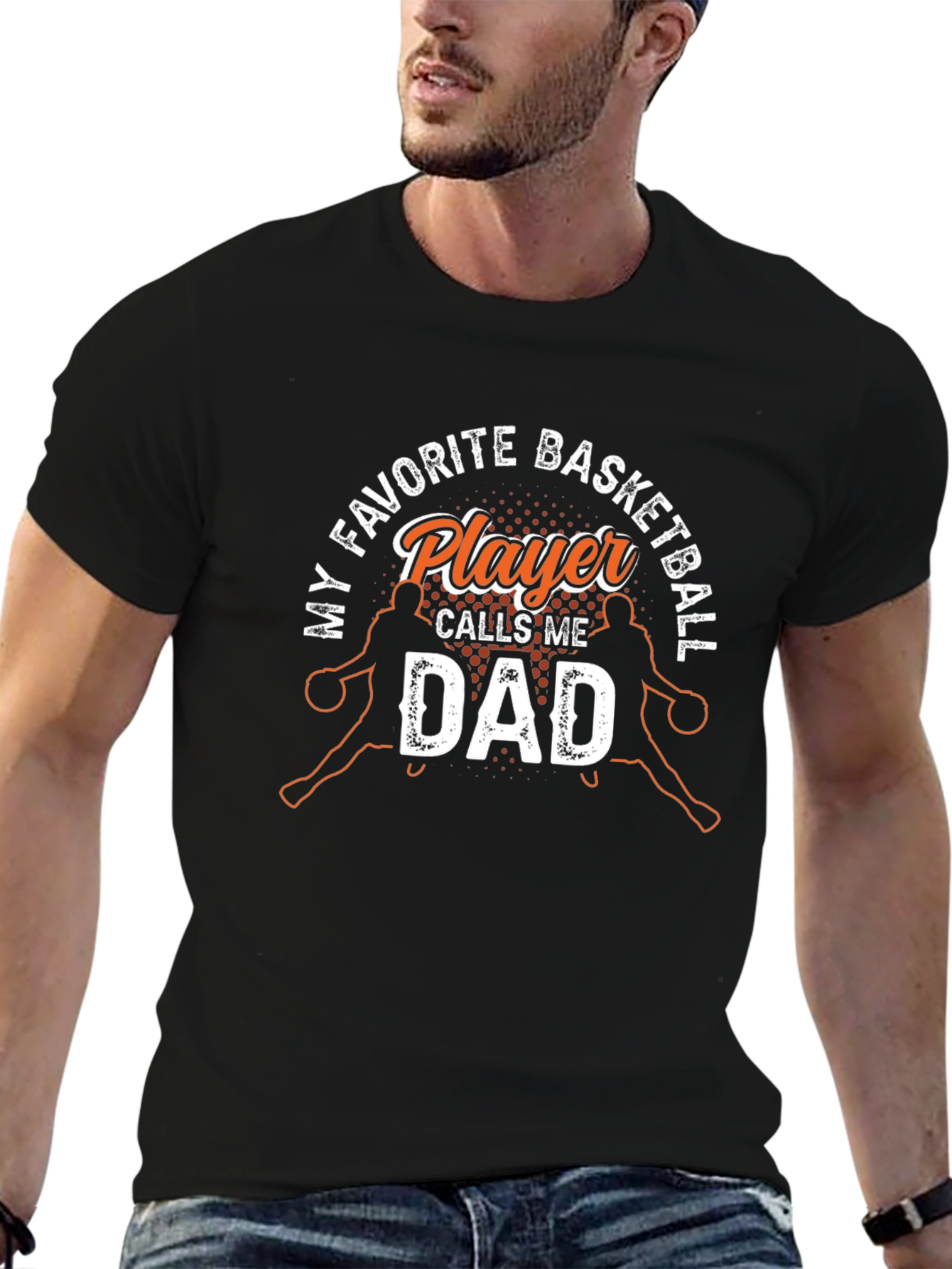 Basketball Dad Graphic T-Shirt