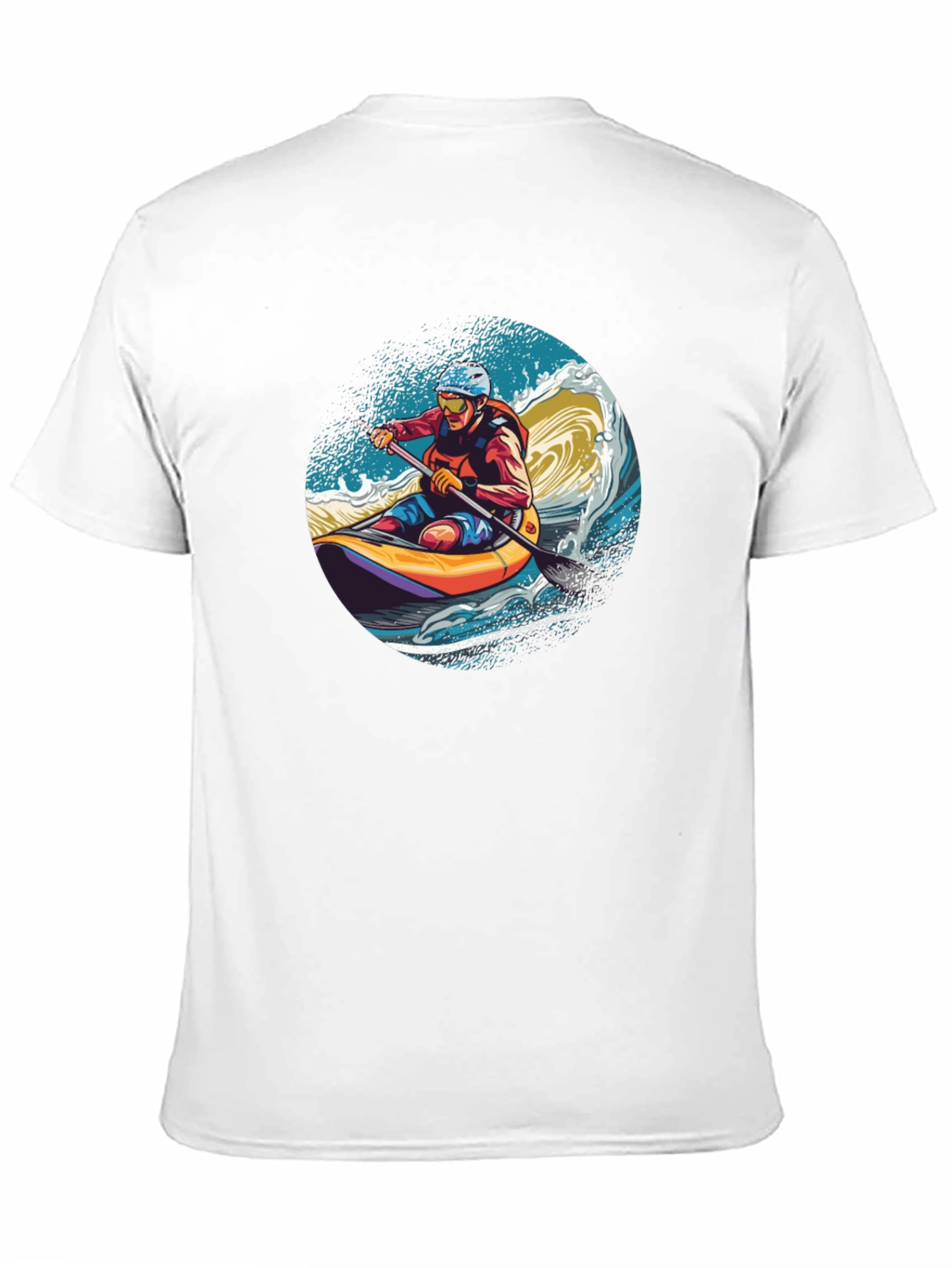 Kayaker Wave Graphic Tee - Adventure Ready!