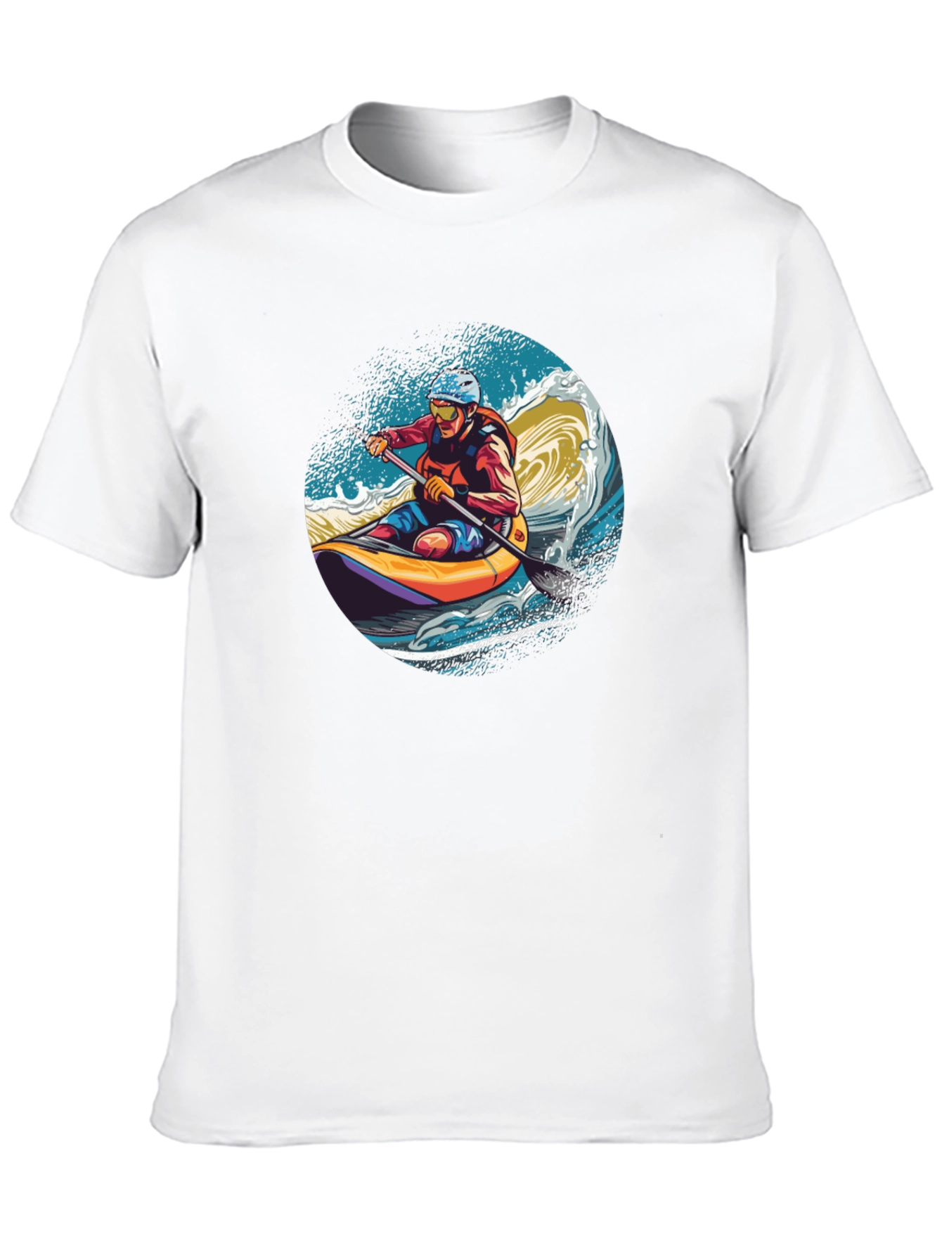 Kayaker Wave Graphic Tee - Adventure Ready!