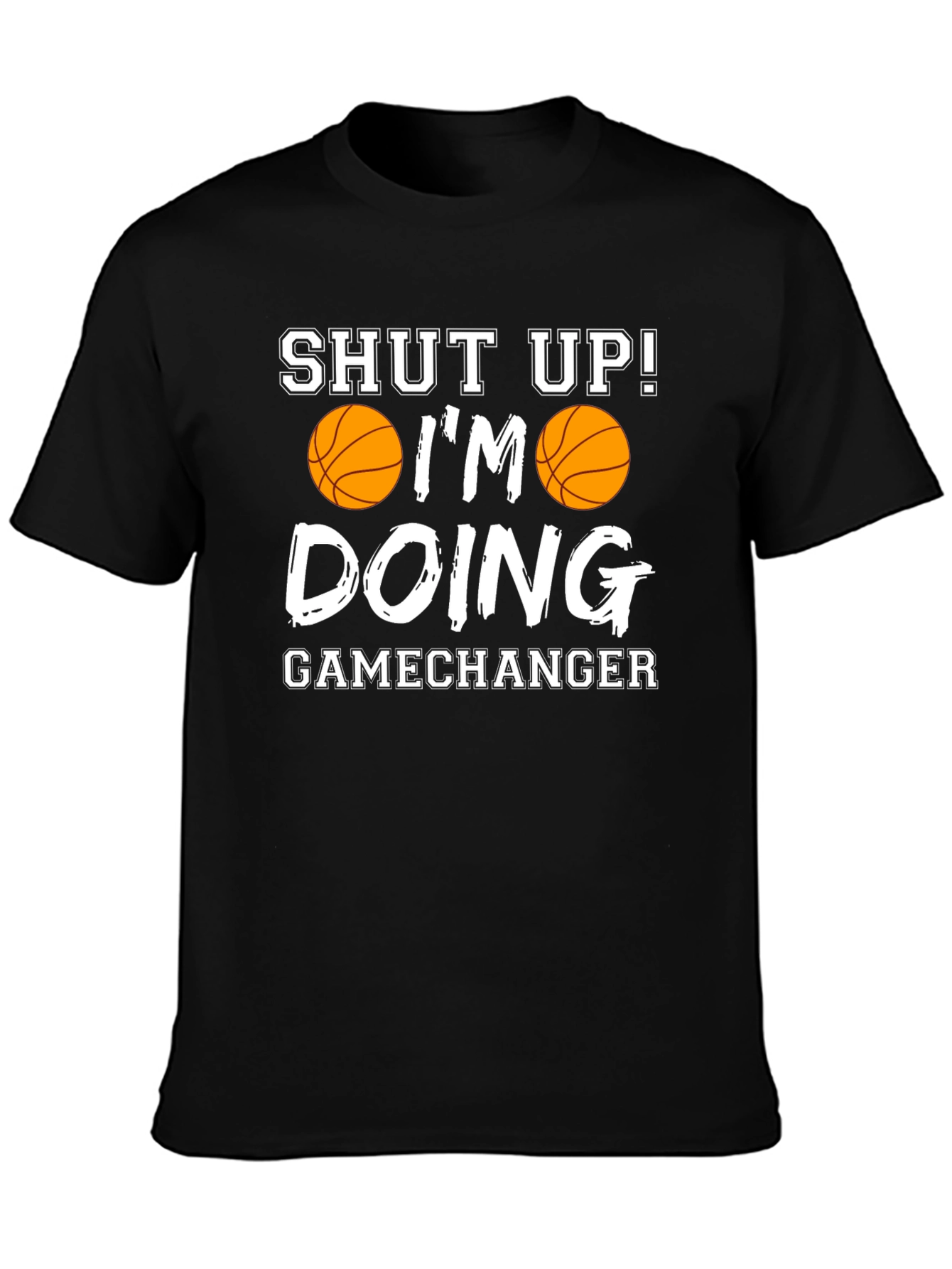 Basketball Gamechanger Graphic Tee - Funny Sports Shirt