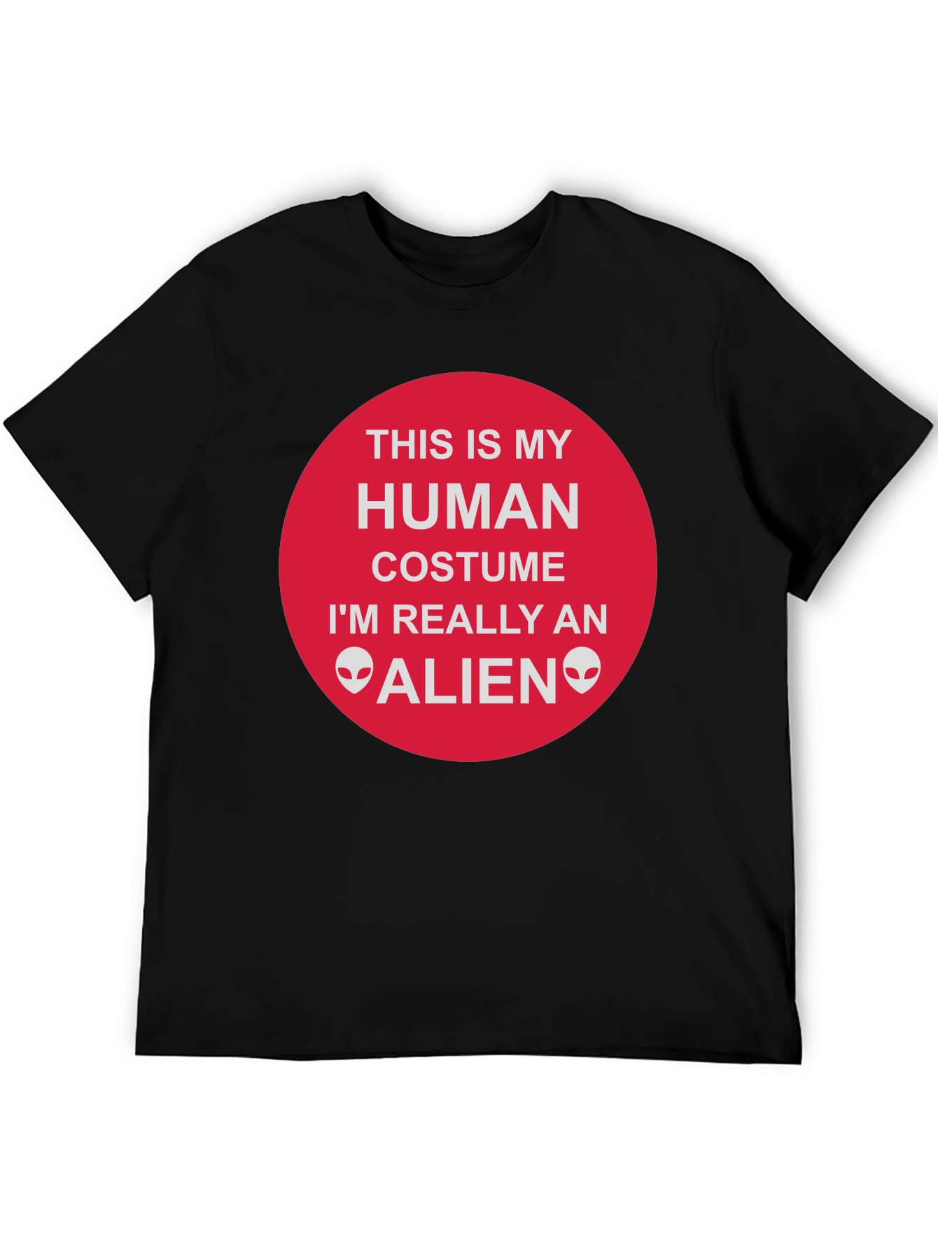Alien Costume T-Shirt - Funny Human Disguise Tee