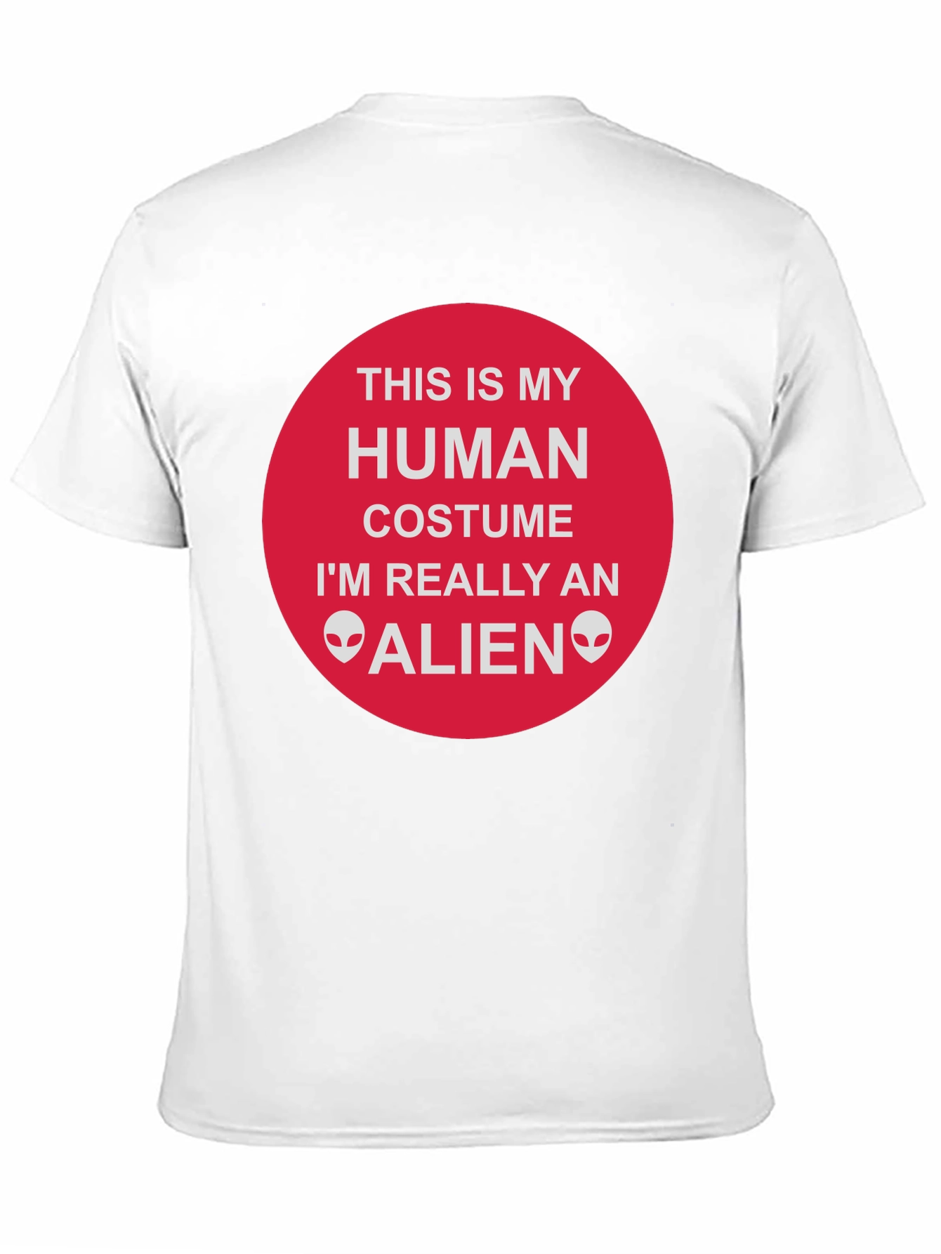 Alien Costume T-Shirt - Funny Human Disguise Tee