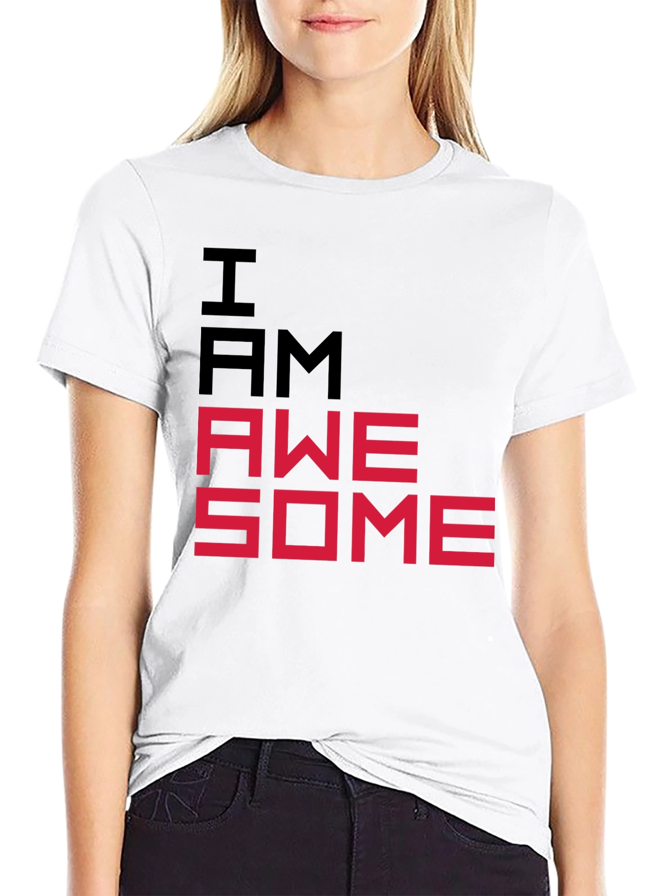 I AM AWESOME Graphic Tee - Bold Statement T-Shirt