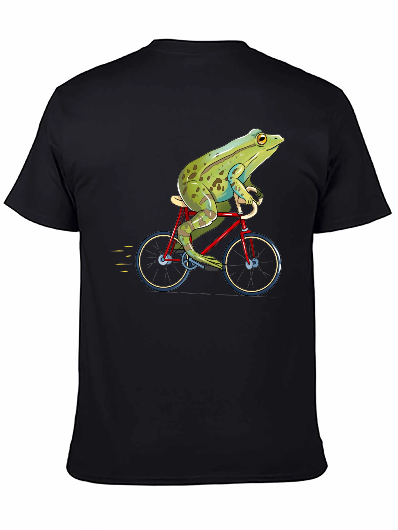 Frog on Bicycle Graphic T-Shirt