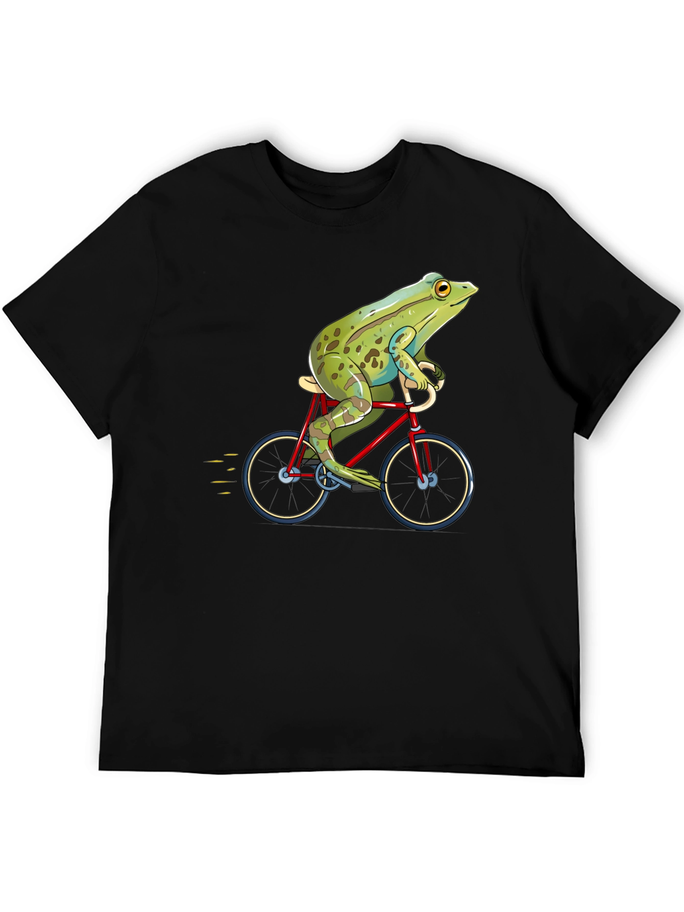 Frog on Bicycle Graphic T-Shirt