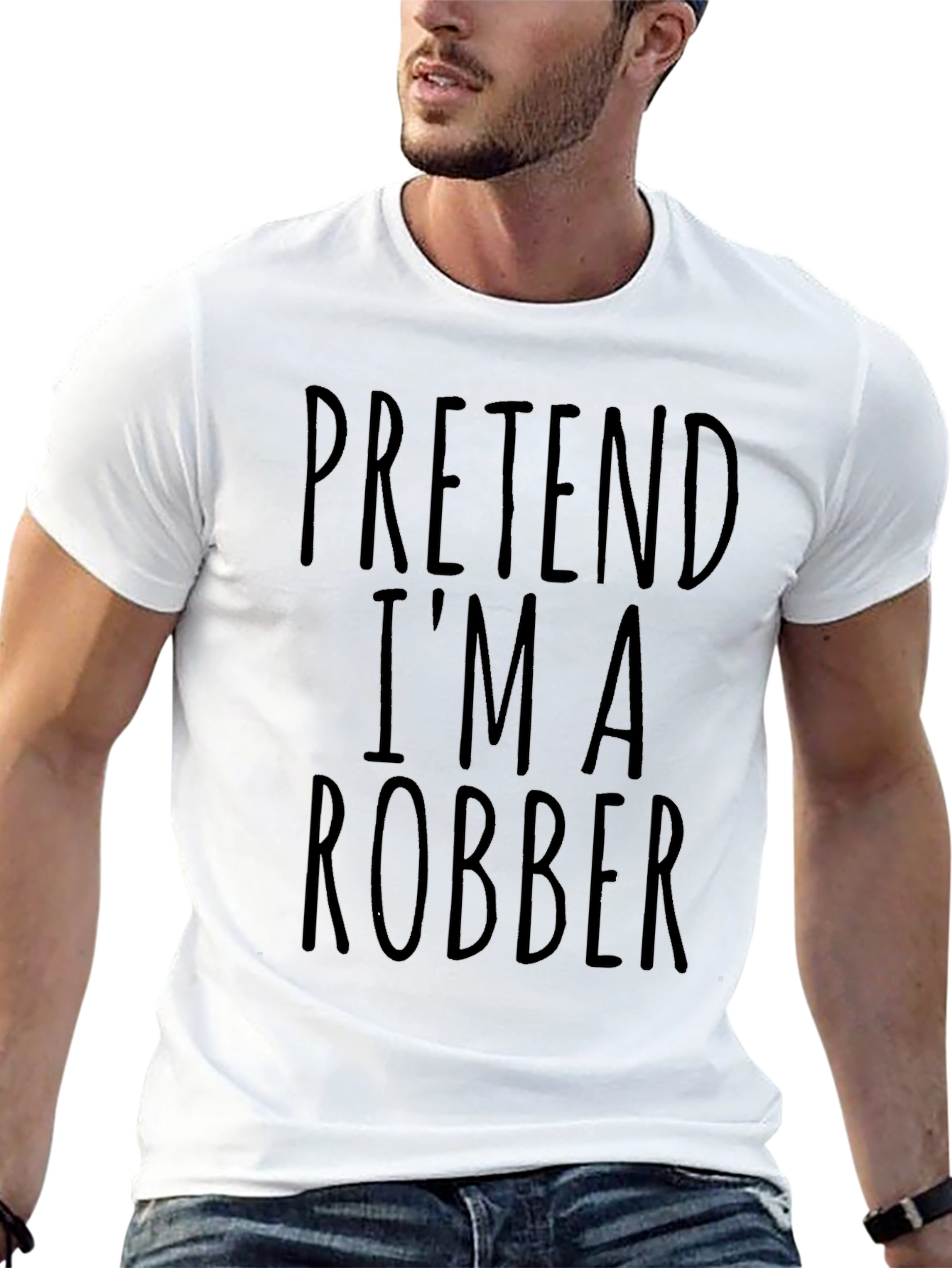Pretend Im A Robber Graphic Novelty T-Shirt